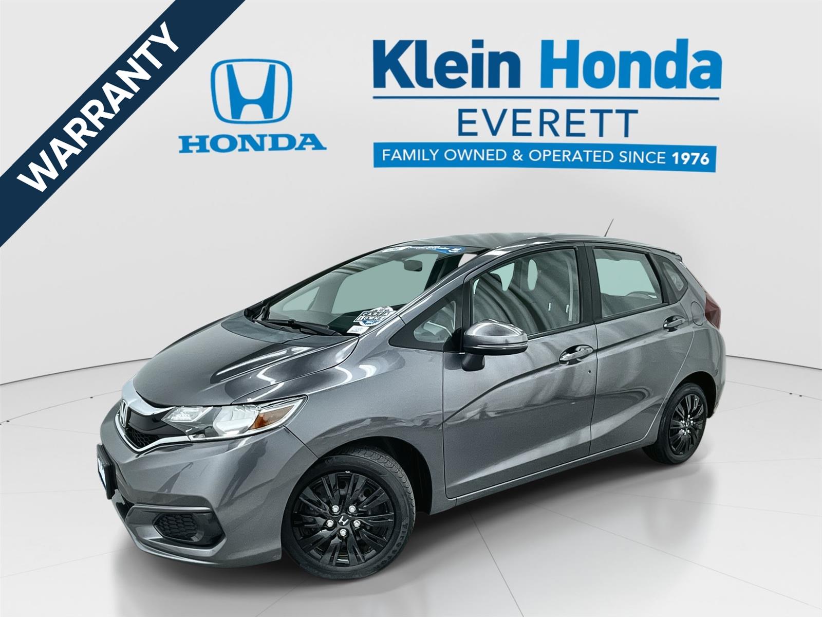 Gray (Modern Steel Metallic) 2019 Honda Fit LX FWD Hatchback Front-Wheel Drive Continuously Variable Transmission