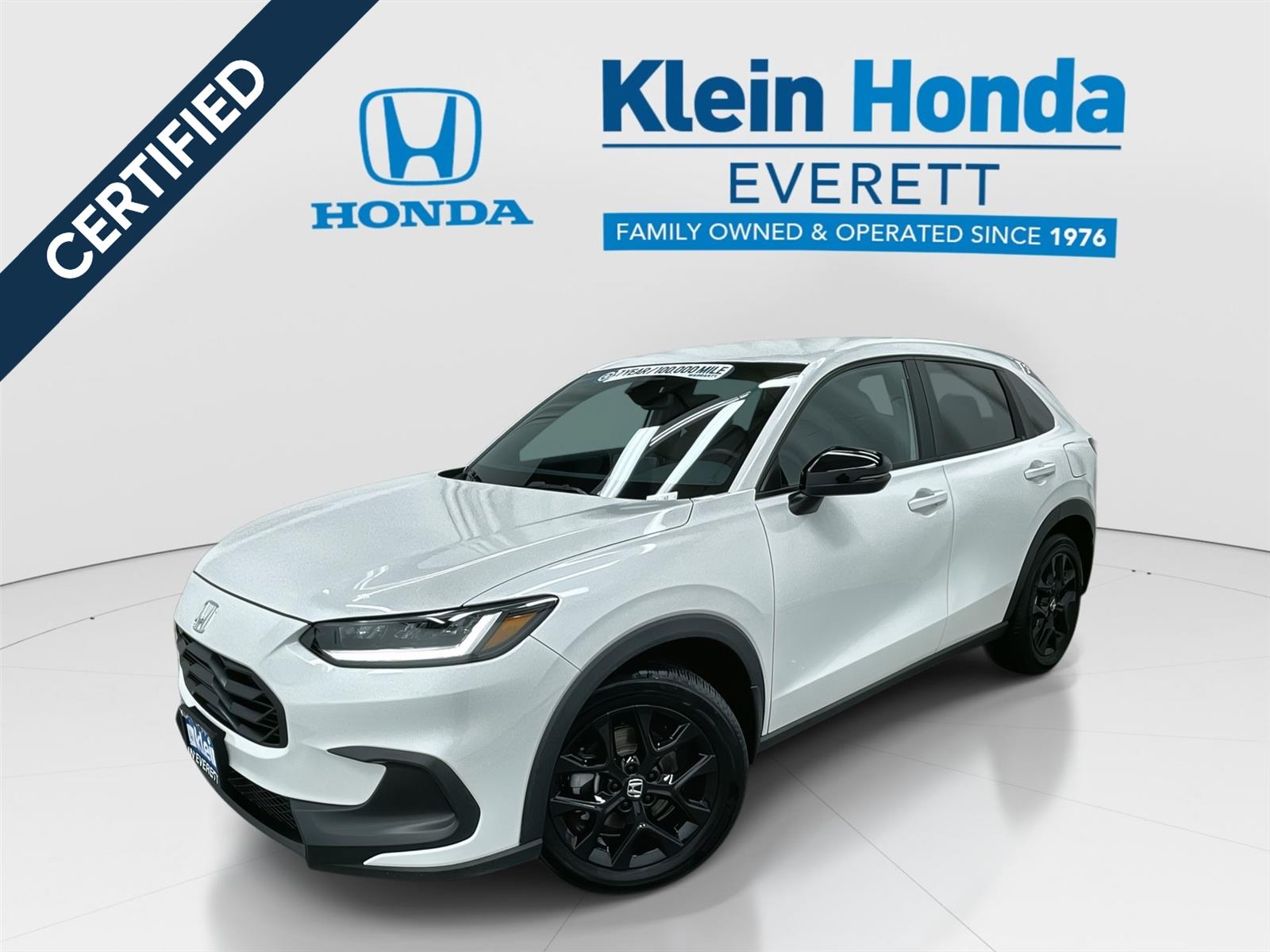 Platinum White Pearl 2025 Honda HR-V Sport AWD SUV / Crossover All-Wheel Drive Continuously Variable Transmission