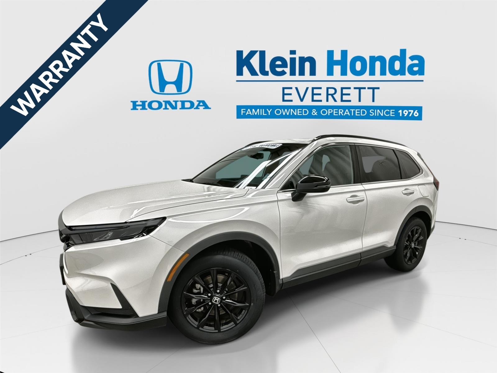 Platinum White Pearl 2024 Honda CR-V Hybrid Sport AWD SUV / Crossover All-Wheel Drive 1-Speed Dual Clutch