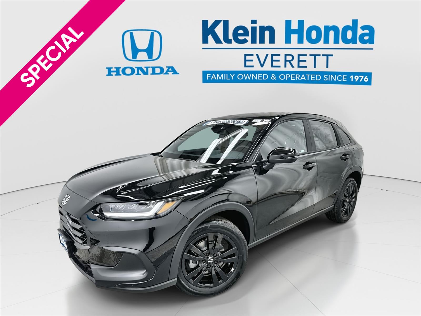 Crystal Black Pearl 2026 Honda HR-V SUV / Crossover All-Wheel Drive Continuously Variable Transmission