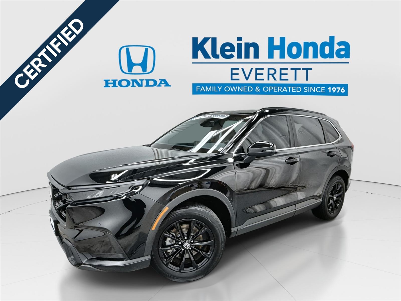 Crystal Black Pearl 2024 Honda CR-V Hybrid Sport AWD SUV / Crossover All-Wheel Drive 1-Speed Dual Clutch