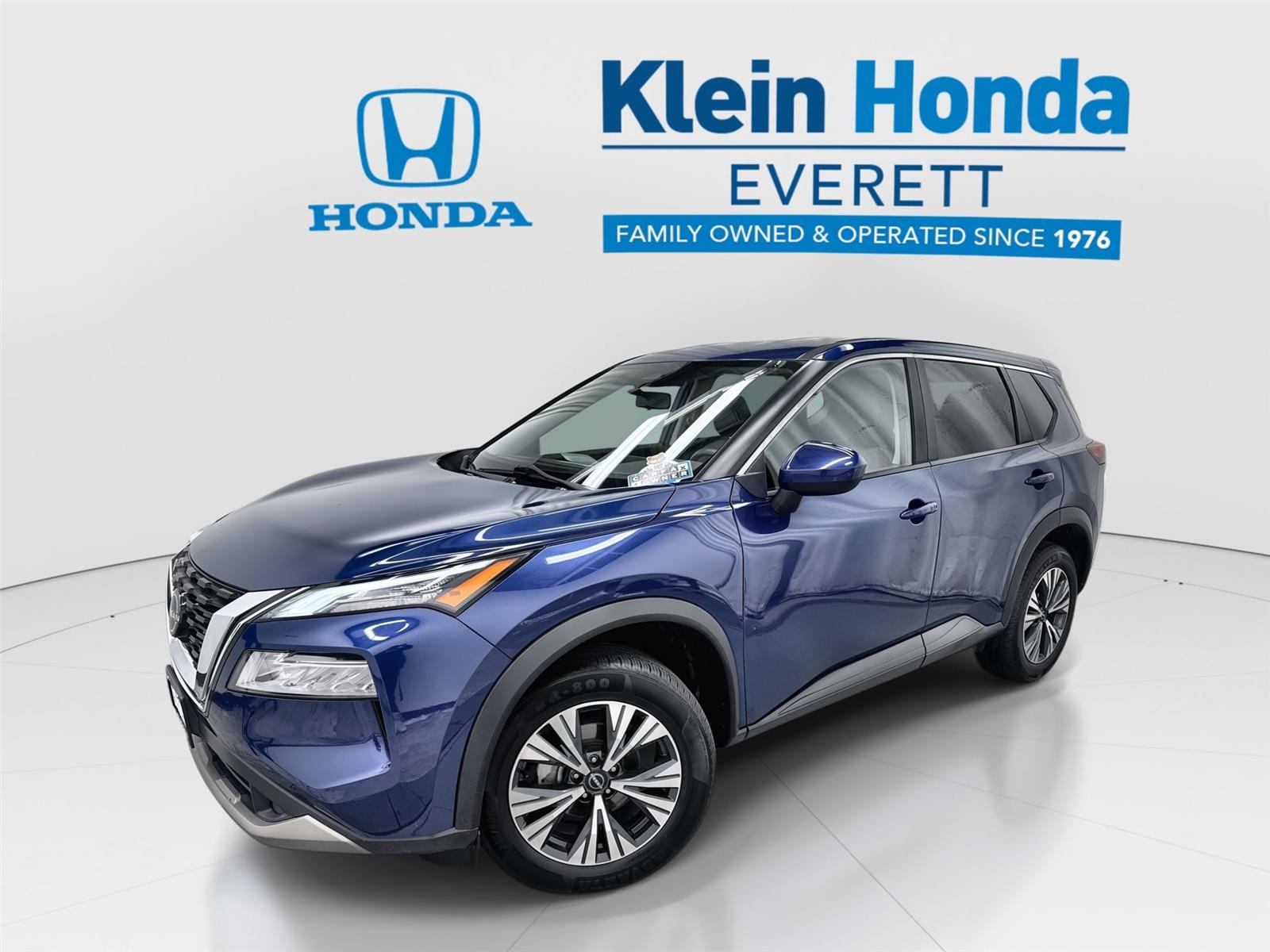 Caspian Blue Metallic 2023 Nissan Rogue SV AWD SUV / Crossover All-Wheel Drive Continuously Variable Transmission