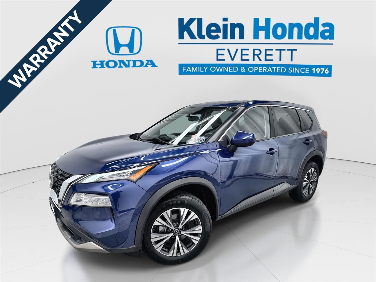 Caspian Blue Metallic 2023 Nissan Rogue SV AWD SUV / Crossover All-Wheel Drive Continuously Variable Transmission