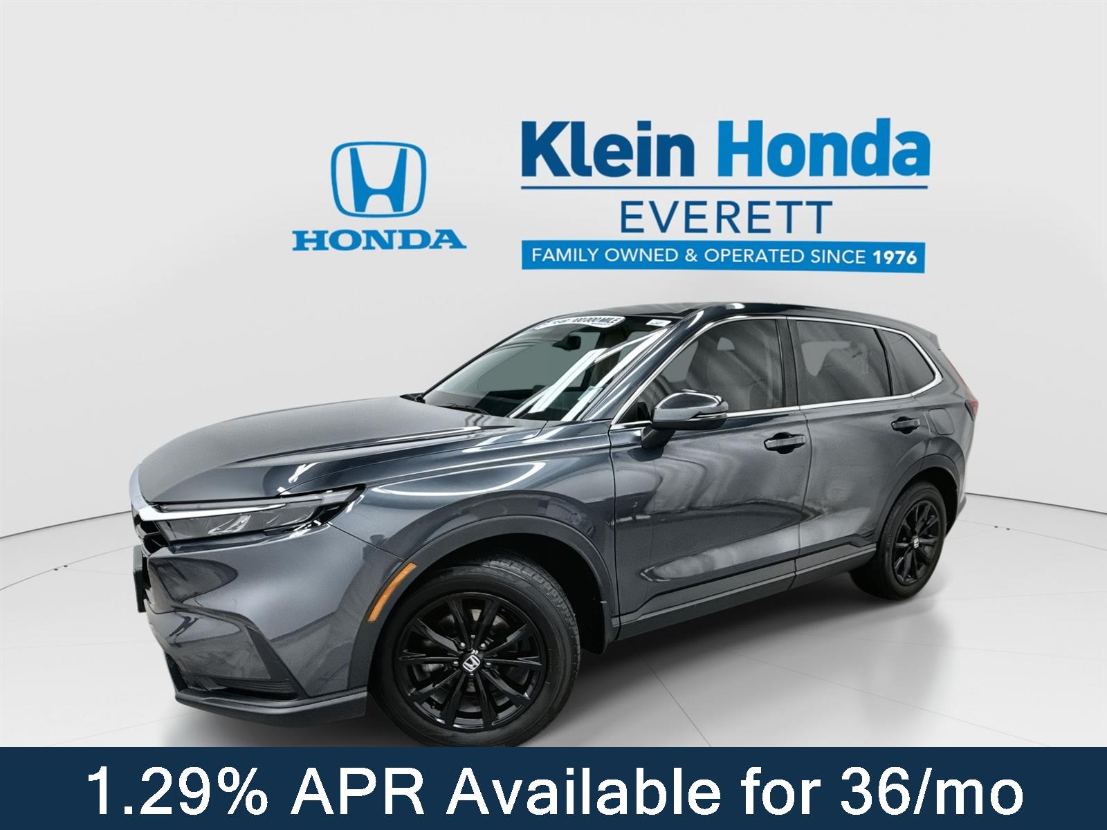 Meteorite Gray Metallic 2024 Honda CR-V EX AWD SUV / Crossover All-Wheel Drive Continuously Variable Transmission