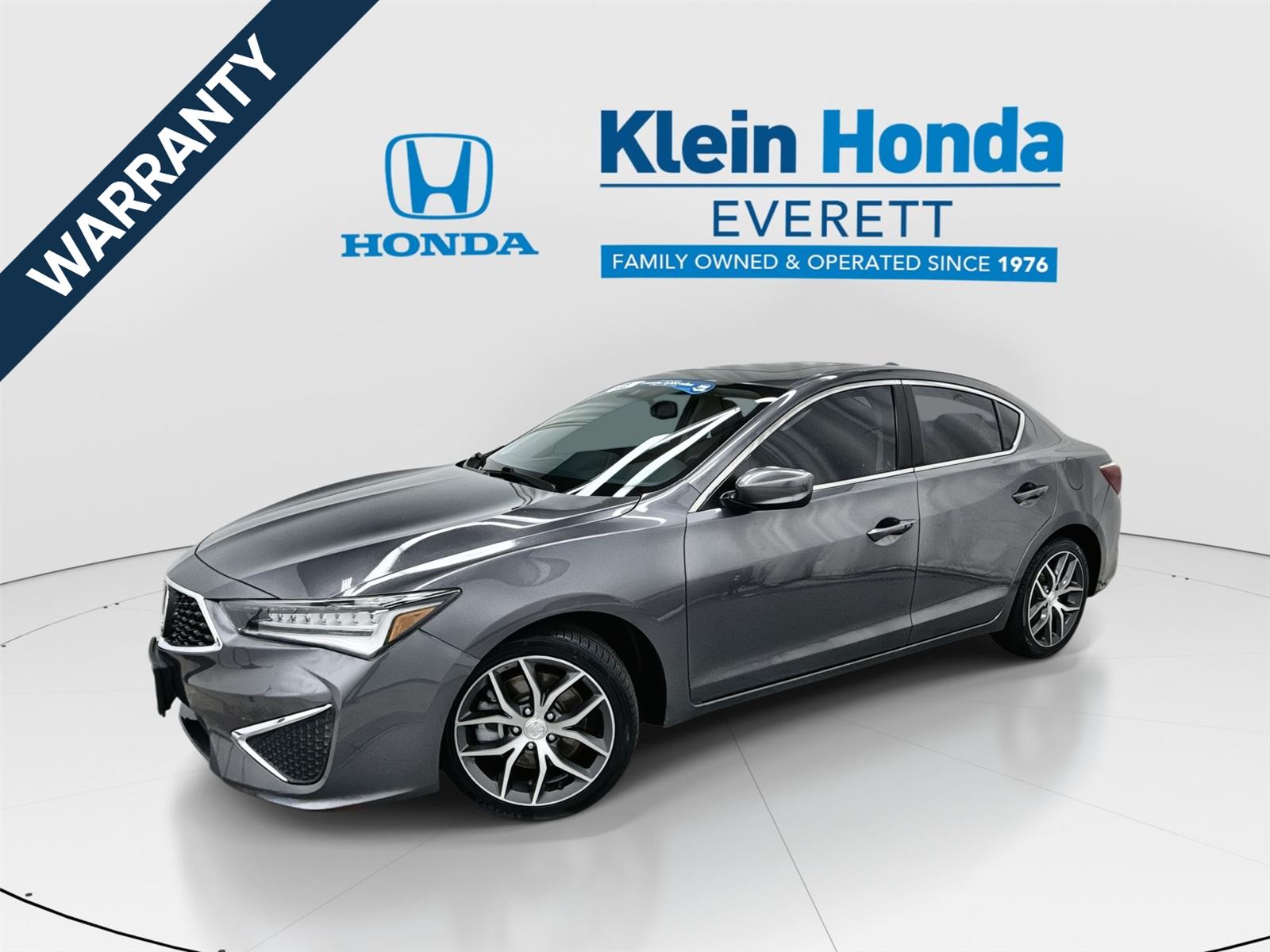 Gray (Modern Steel Metallic) 2020 Acura ILX Sedan Front-Wheel Drive 8-Speed Automatic