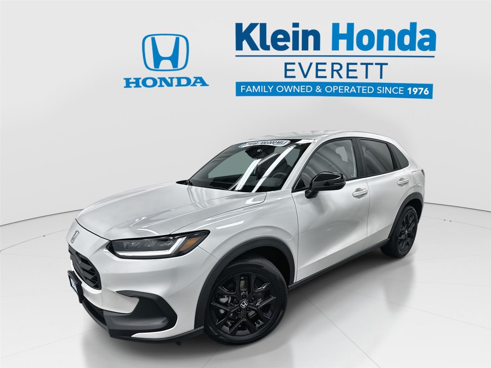 Platinum White Pearl 2023 Honda HR-V Sport AWD SUV / Crossover All-Wheel Drive Continuously Variable Transmission