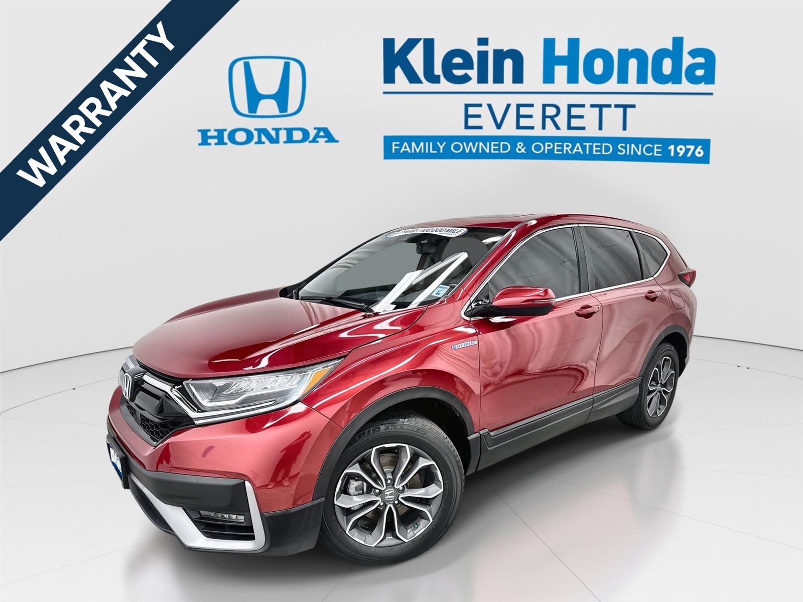 Radiant Red Metallic 2022 Honda CR-V Hybrid EX-L AWD SUV / Crossover All-Wheel Drive 1-Speed Dual Clutch