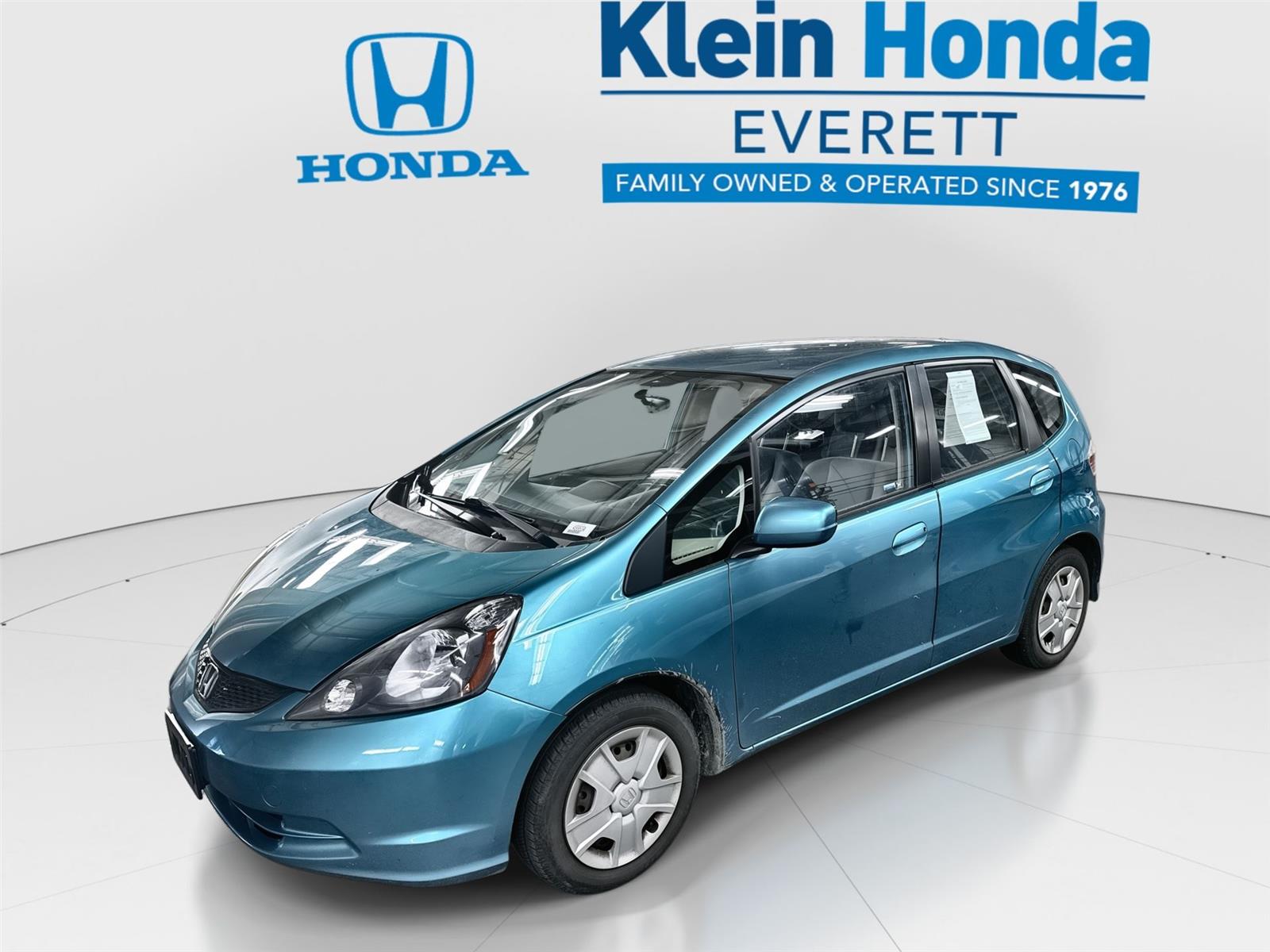 Blue 2013 Honda Fit Base Hatchback Front-Wheel Drive Automatic