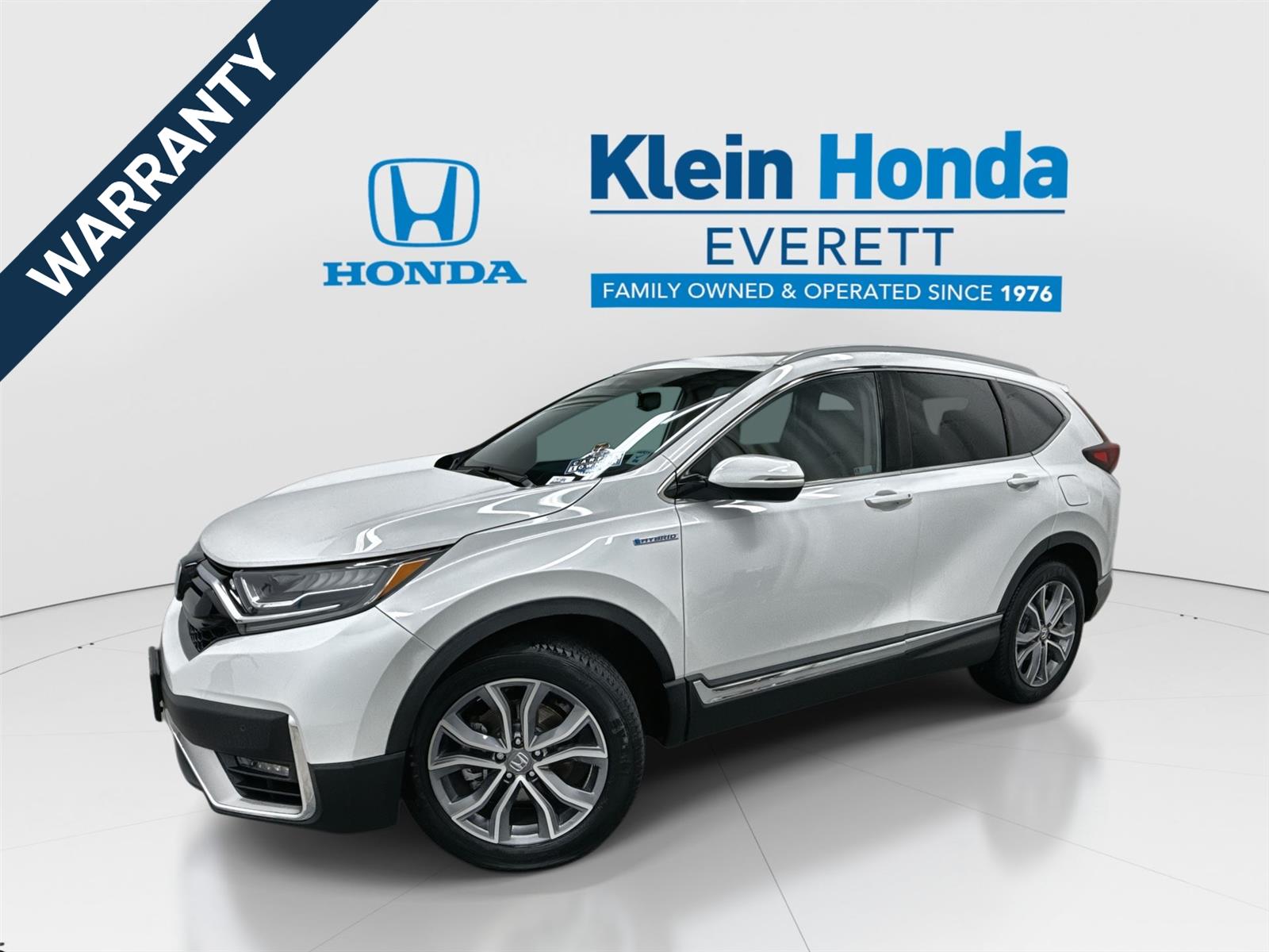 Platinum White Pearl 2022 Honda CR-V Hybrid Touring AWD SUV / Crossover All-Wheel Drive 1-Speed Dual Clutch