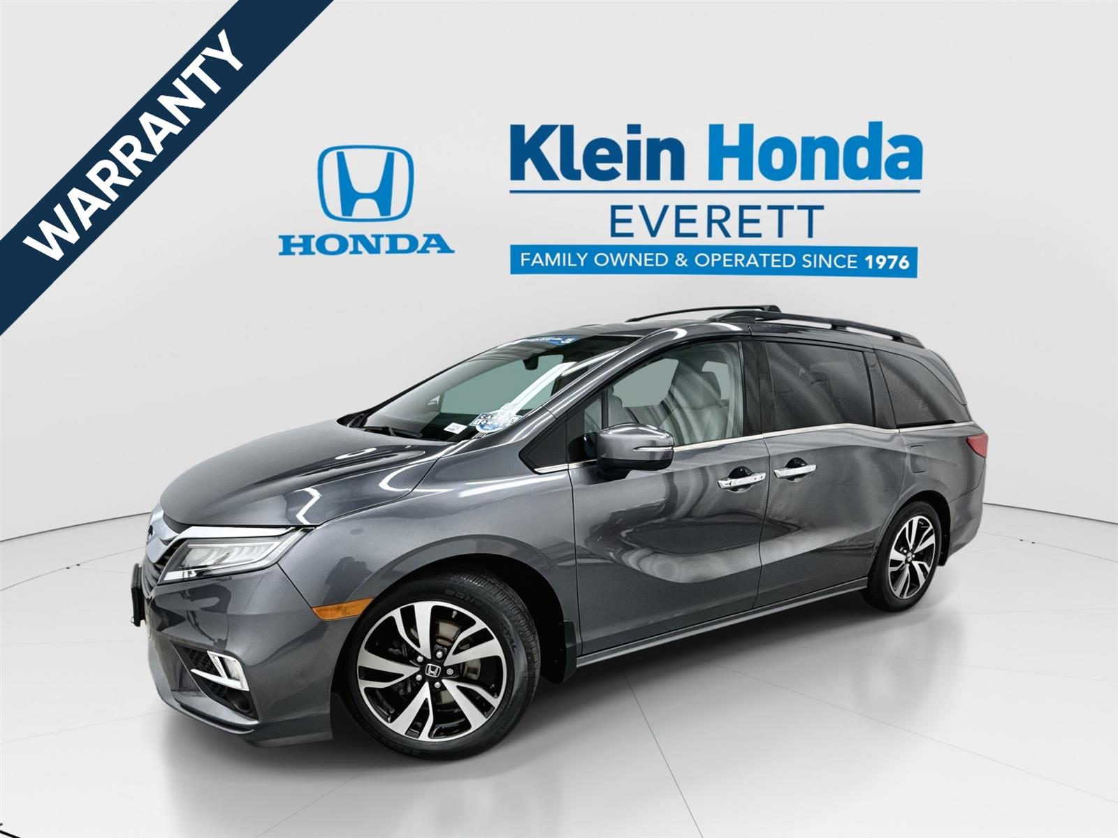 Gray (Modern Steel Metallic) 2019 Honda Odyssey Elite FWD Minivan Front-Wheel Drive Automatic