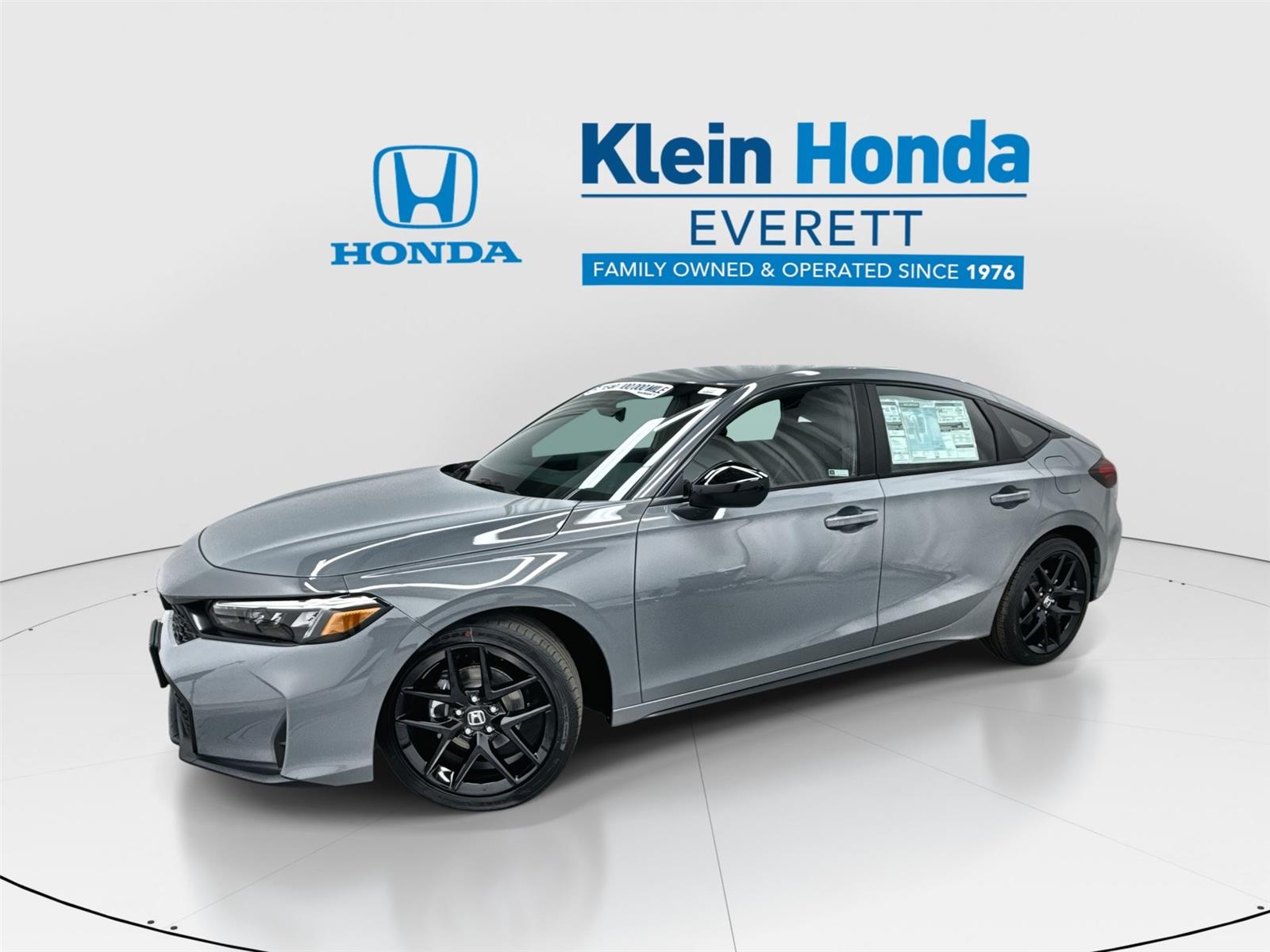 Urban Gray Pearl 2026 Honda Civic Hatchback Sport FWD Hatchback Front-Wheel Drive Continuously Variable Transmission