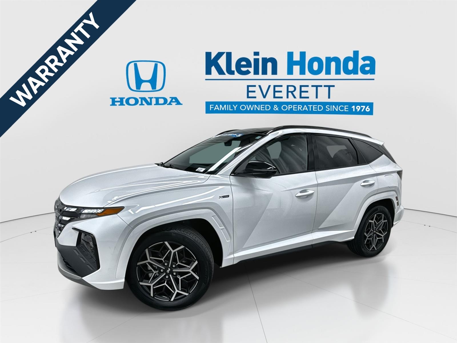 White Pearl 2024 Hyundai Tucson Hybrid N Line AWD SUV / Crossover All-Wheel Drive Automatic