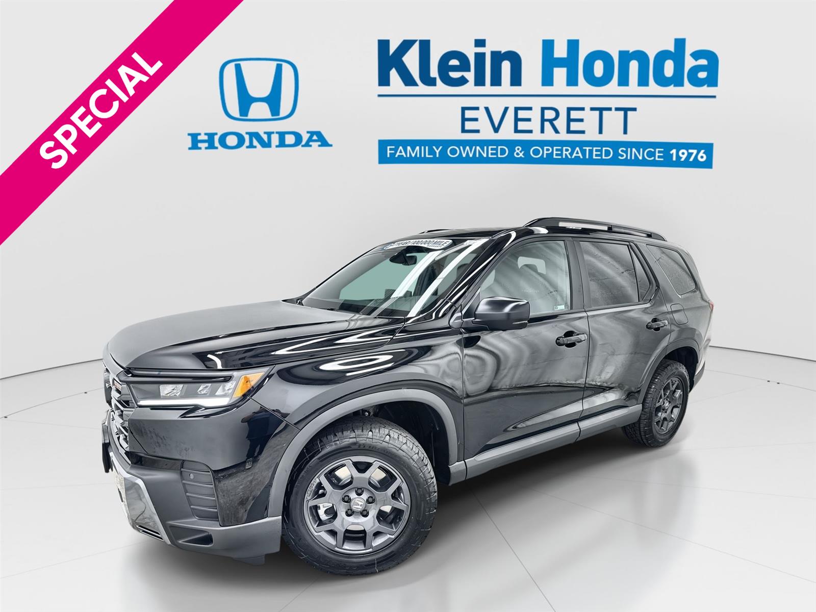Crystal Black Pearl 2026 Honda Pilot SUV / Crossover All-Wheel Drive Automatic