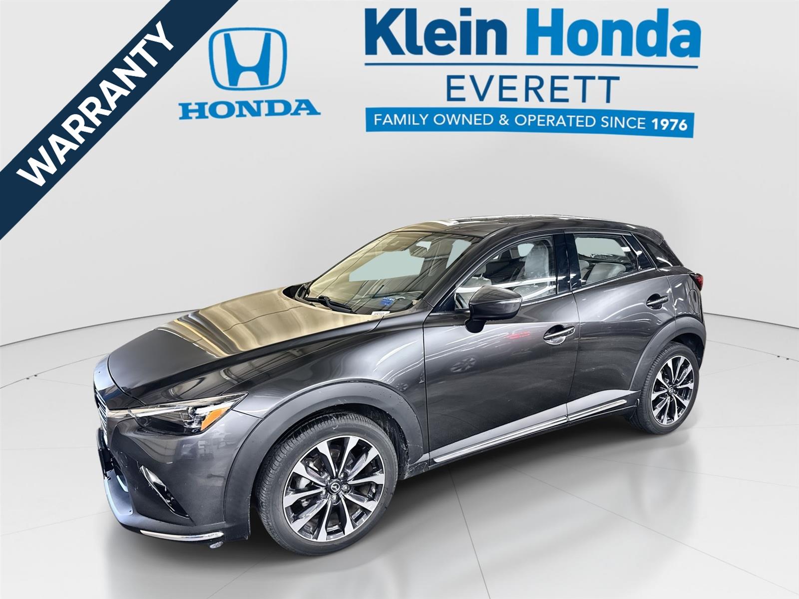 Machine Gray Metallic 2019 Mazda CX-3 Grand Touring FWD SUV / Crossover Front-Wheel Drive Automatic