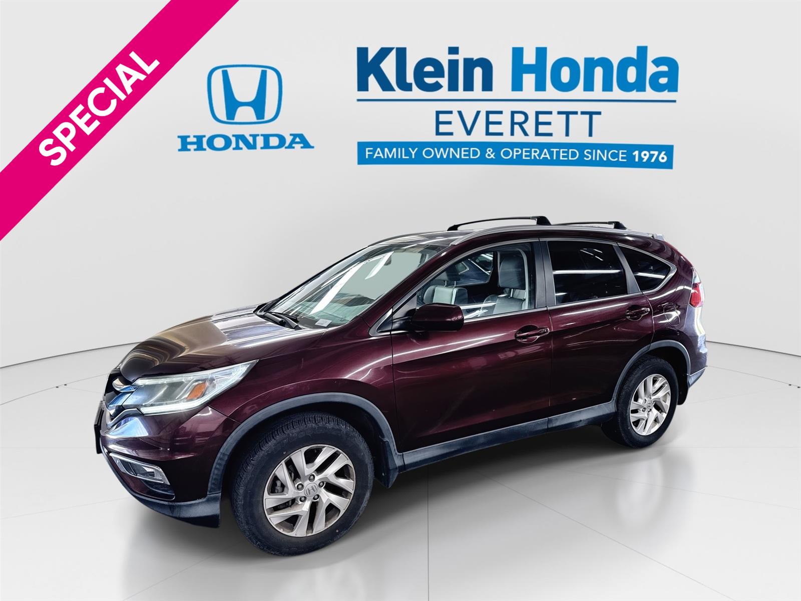 BURG 2015 Honda CR-V EX-L AWD SUV / Crossover All-Wheel Drive
