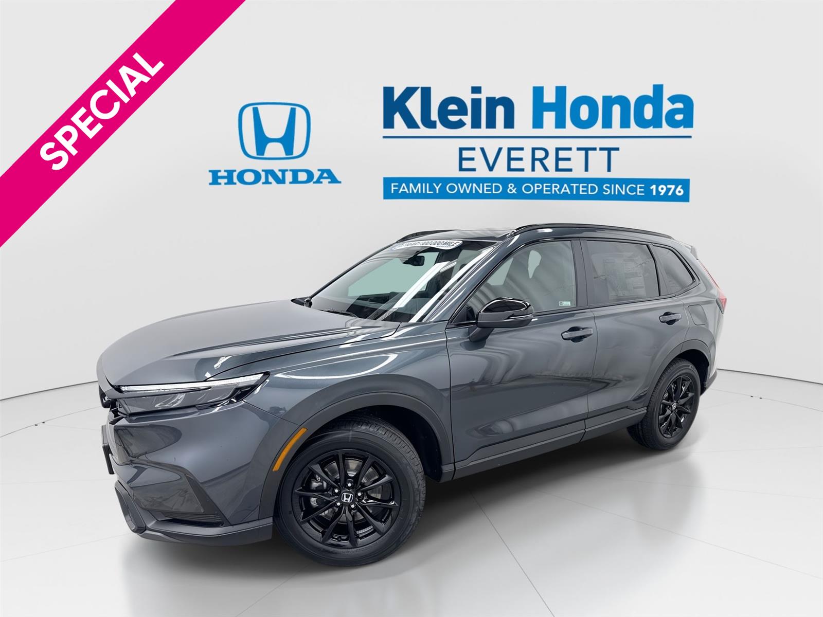 Meteorite Gray Metallic 2026 Honda CR-V Hybrid SUV / Crossover All-Wheel Drive Continuously Variable Transmission
