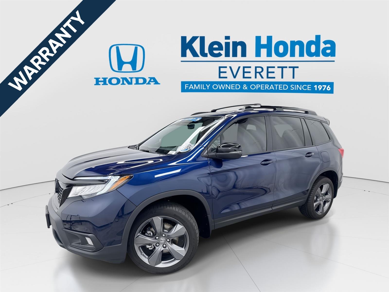 Black (Obsidian Blue Pearl) 2020 Honda Passport Touring AWD SUV / Crossover All-Wheel Drive 9-Speed Automatic