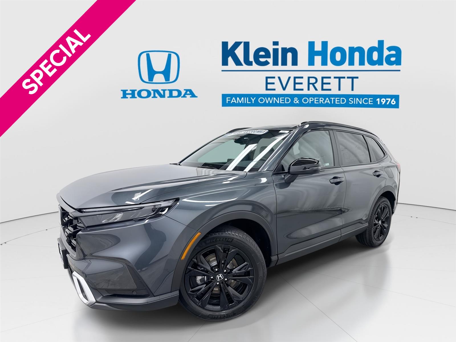 Meteorite Gray Metallic 2026 Honda CR-V Hybrid SUV / Crossover All-Wheel Drive 1-Speed Dual Clutch