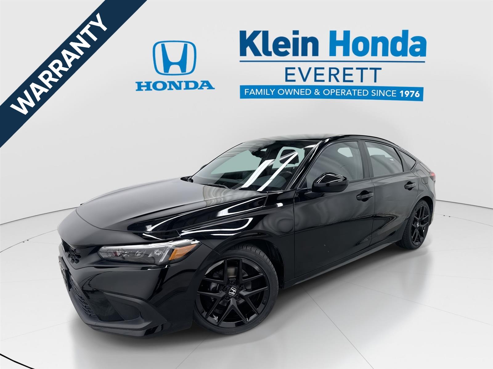 Crystal Black Pearl 2022 Honda Civic Hatchback Hatchback Front-Wheel Drive Continuously Variable Transmission