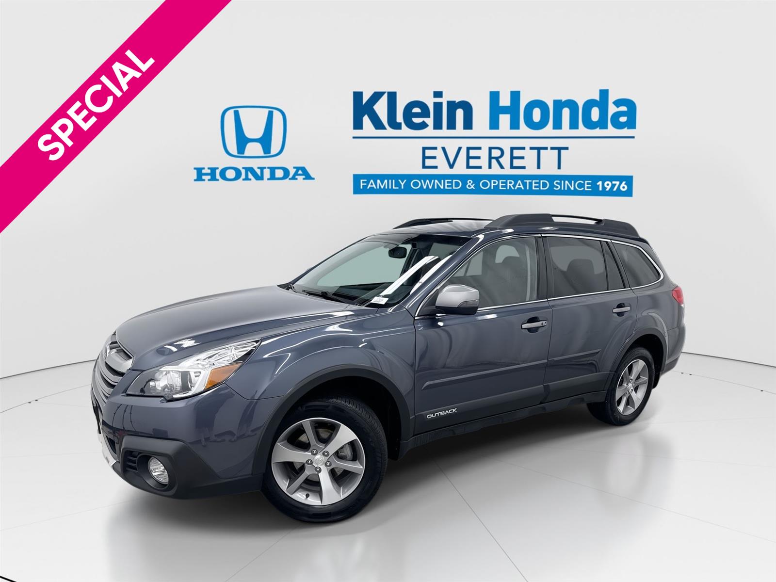 Carbide Gray Metallic 2014 Subaru Outback Wagon All-Wheel Drive Continuously Variable Transmission