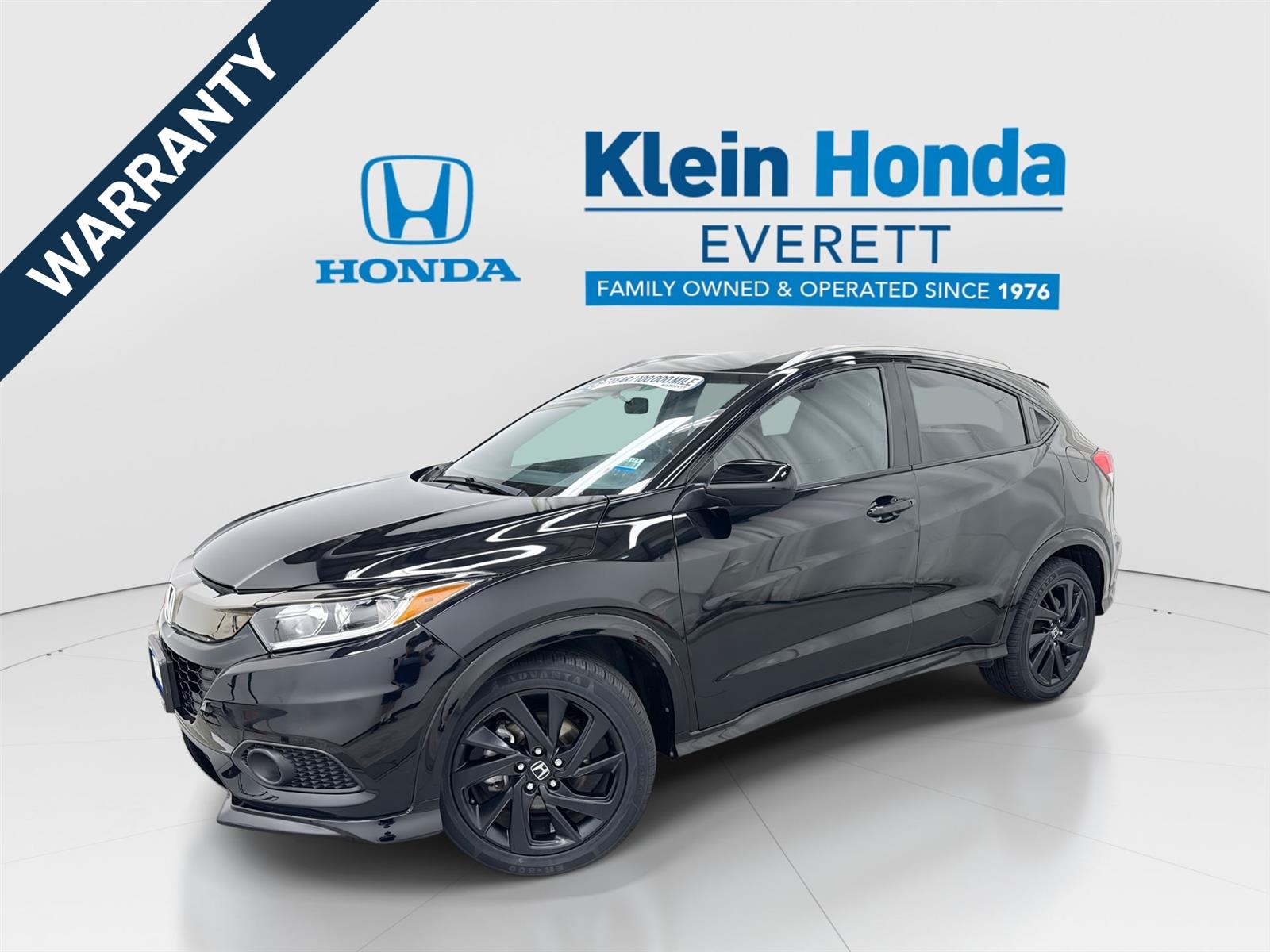 Crystal Black Pearl 2021 Honda HR-V SUV / Crossover All-Wheel Drive Continuously Variable Transmission