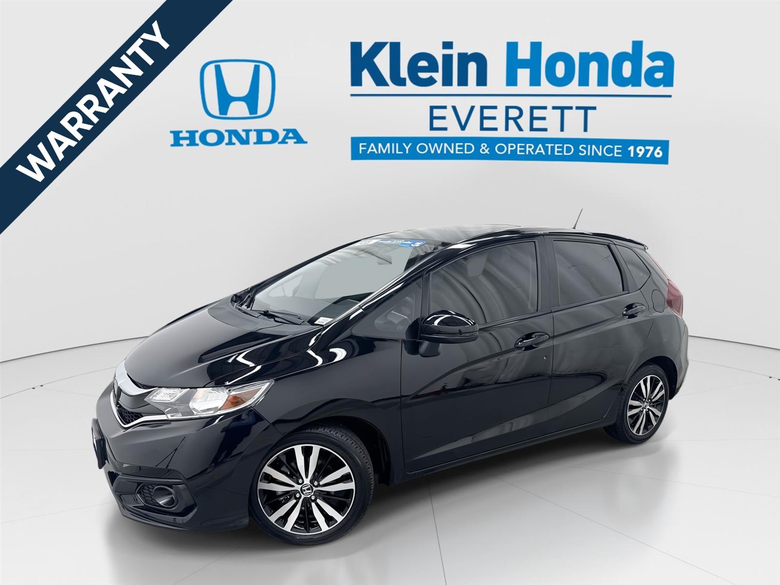 Crystal Black Pearl 2020 Honda Fit Hatchback Front-Wheel Drive Continuously Variable Transmission
