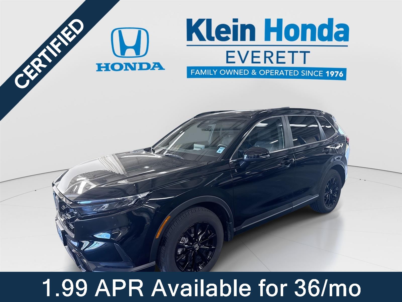 Crystal Black Pearl 2025 Honda CR-V Hybrid SUV / Crossover All-Wheel Drive 1-Speed Dual Clutch