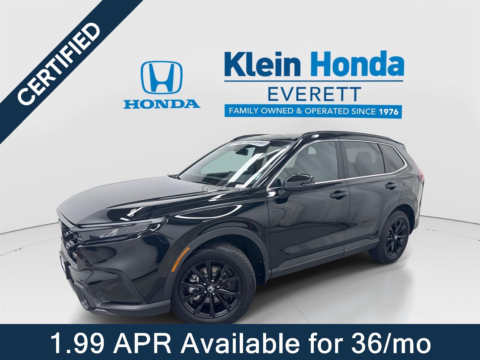 Crystal Black Pearl 2025 Honda CR-V Hybrid SUV / Crossover All-Wheel Drive 1-Speed Dual Clutch