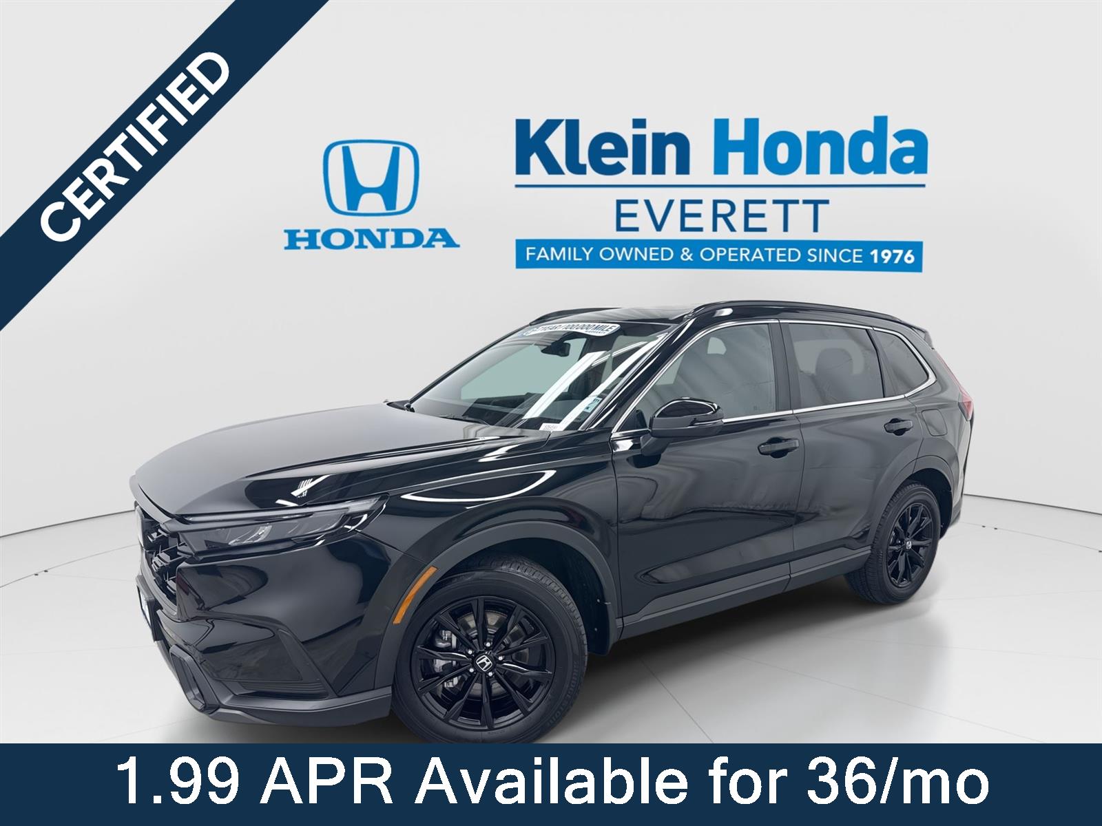 Crystal Black Pearl 2025 Honda CR-V Hybrid SUV / Crossover All-Wheel Drive 1-Speed Dual Clutch