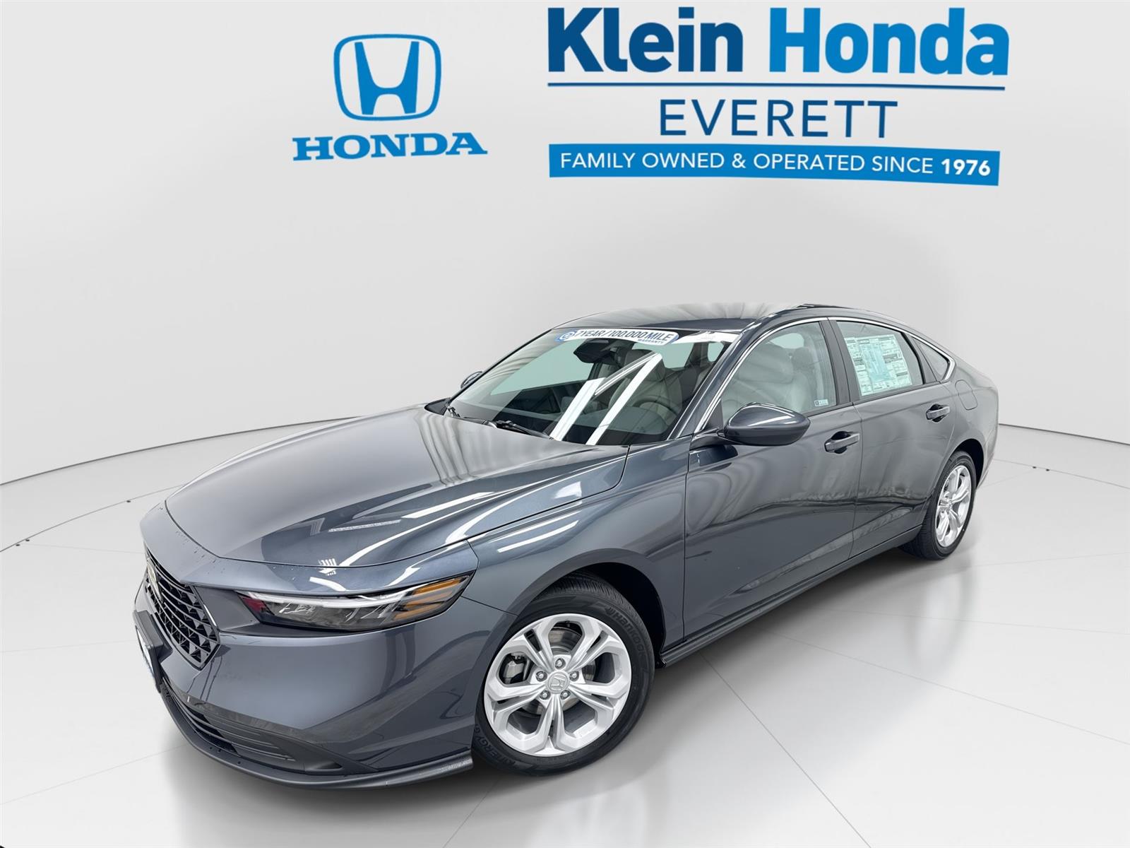 Meteorite Gray Metallic 2026 Honda Accord Sedan Front-Wheel Drive Continuously Variable Transmission
