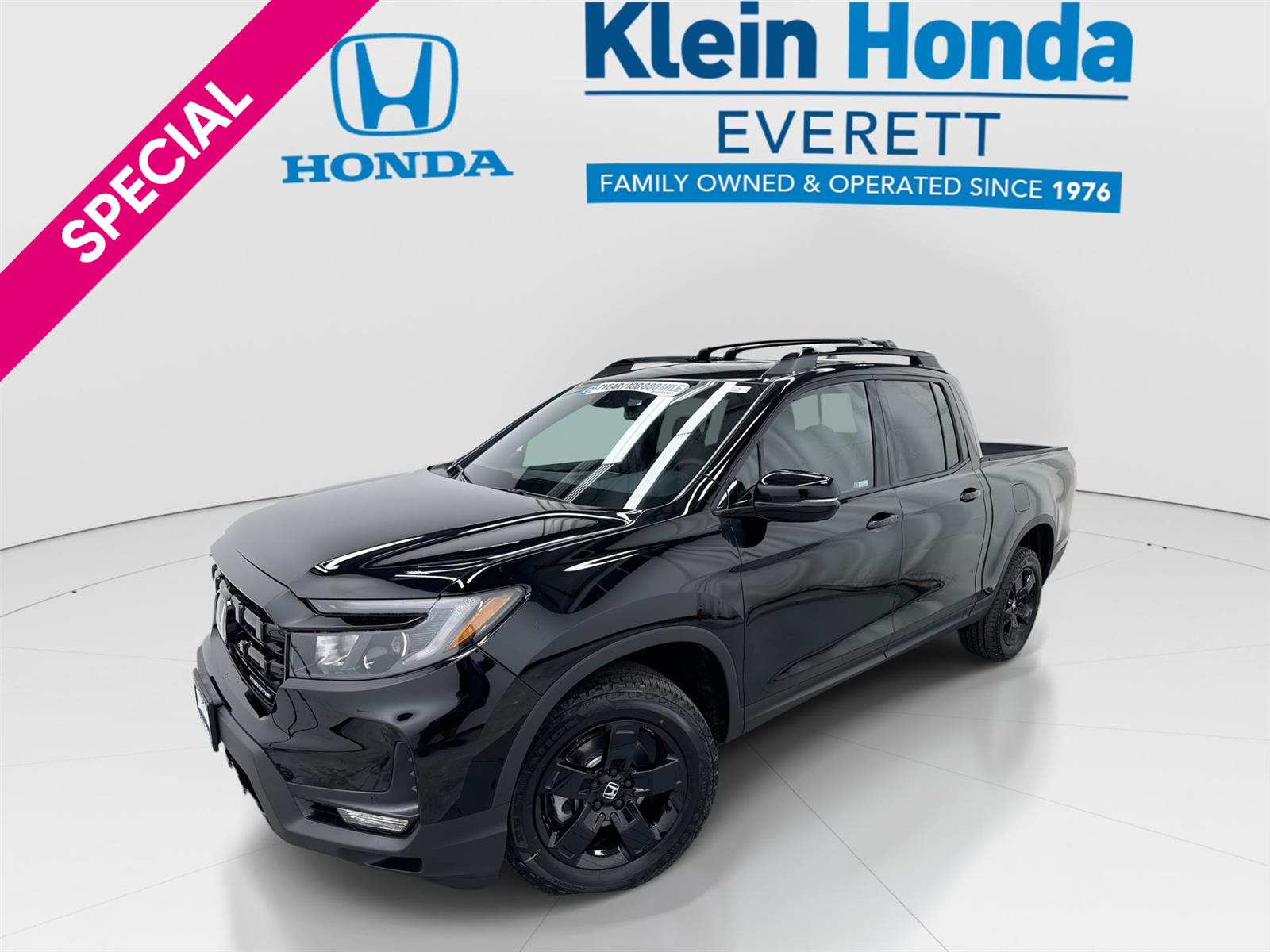 Crystal Black Pearl 2026 Honda Ridgeline Pickup Truck All-Wheel Drive Automatic