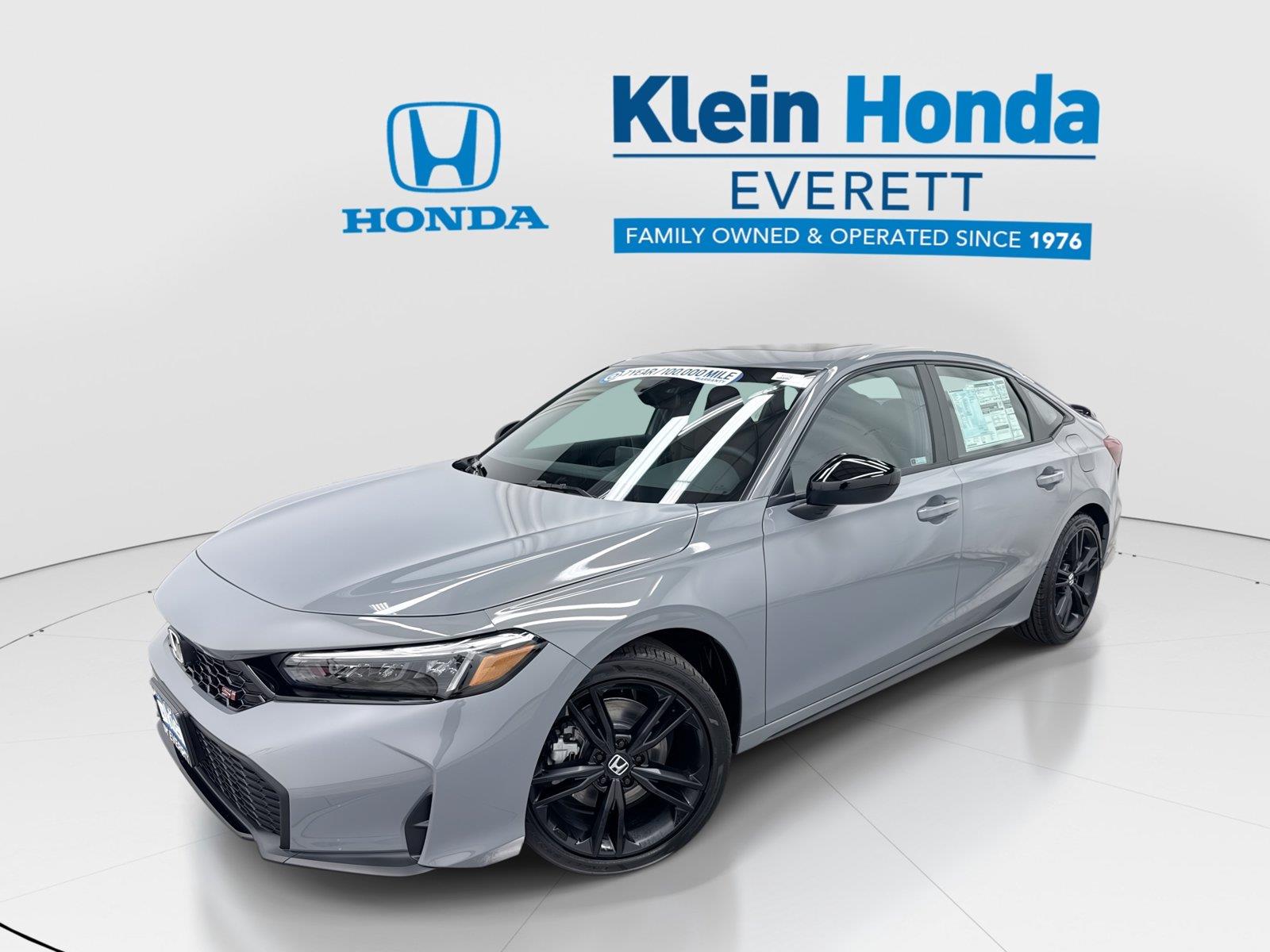 Urban Gray Pearl 2026 Honda Civic Sedan Front-Wheel Drive 6-Speed Manual