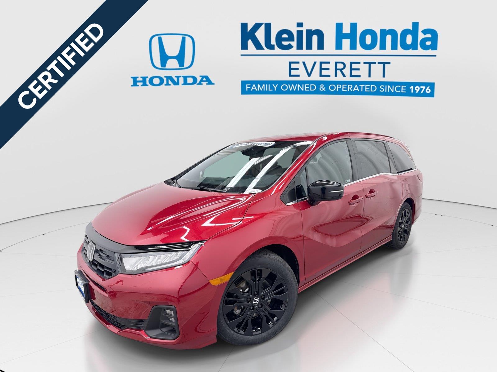 Radiant Red Metallic II 2025 Honda Odyssey Minivan Front-Wheel Drive Automatic