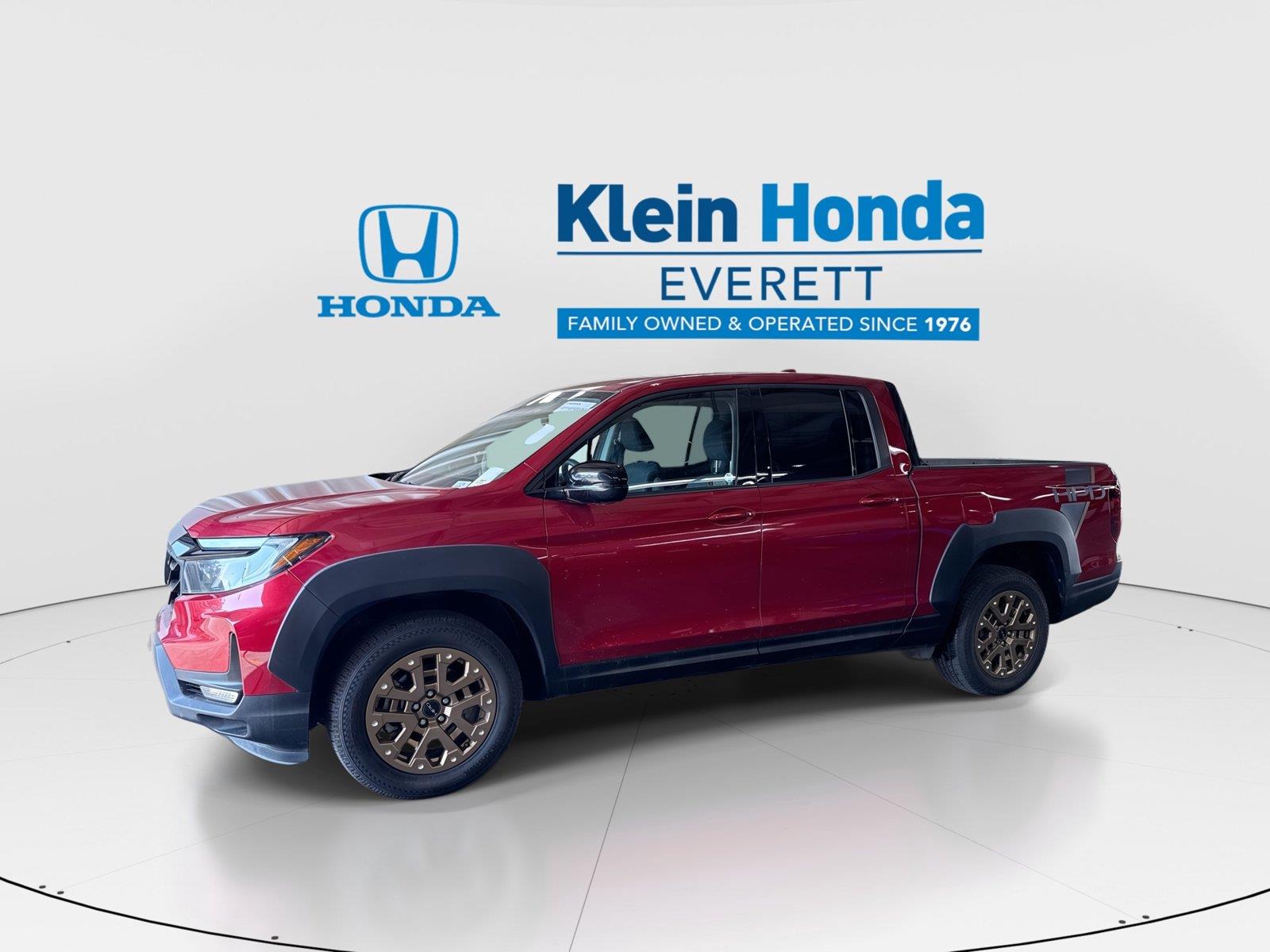 Radiant Red Metallic 2021 Honda Ridgeline Pickup Truck All-Wheel Drive 9-Speed Automatic