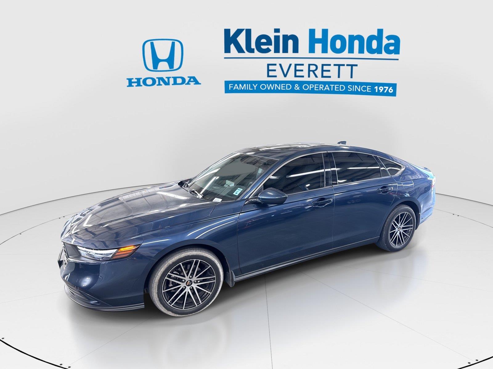 Canyon River Blue Metallic 2024 Honda Accord Sedan Front-Wheel Drive Continuously Variable Transmission