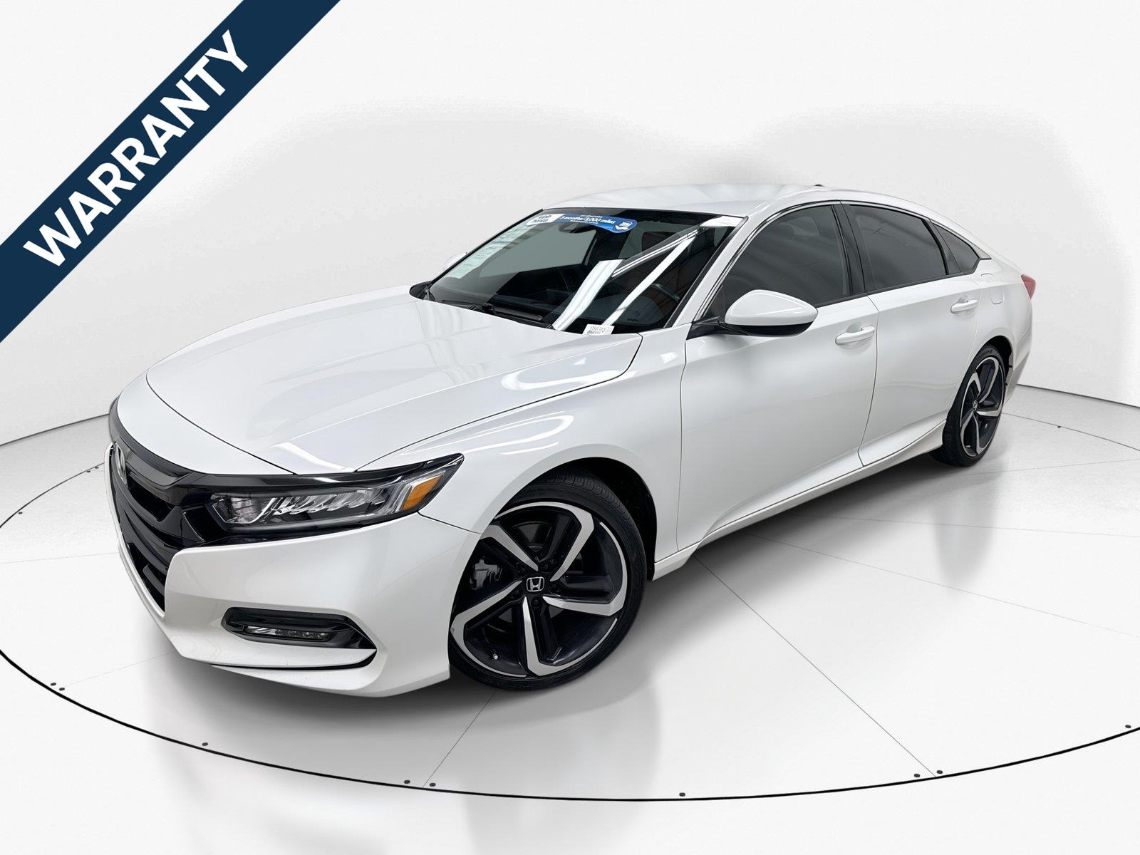 Platinum White Pearl 2020 Honda Accord Sedan Front-Wheel Drive 7-Speed CVT