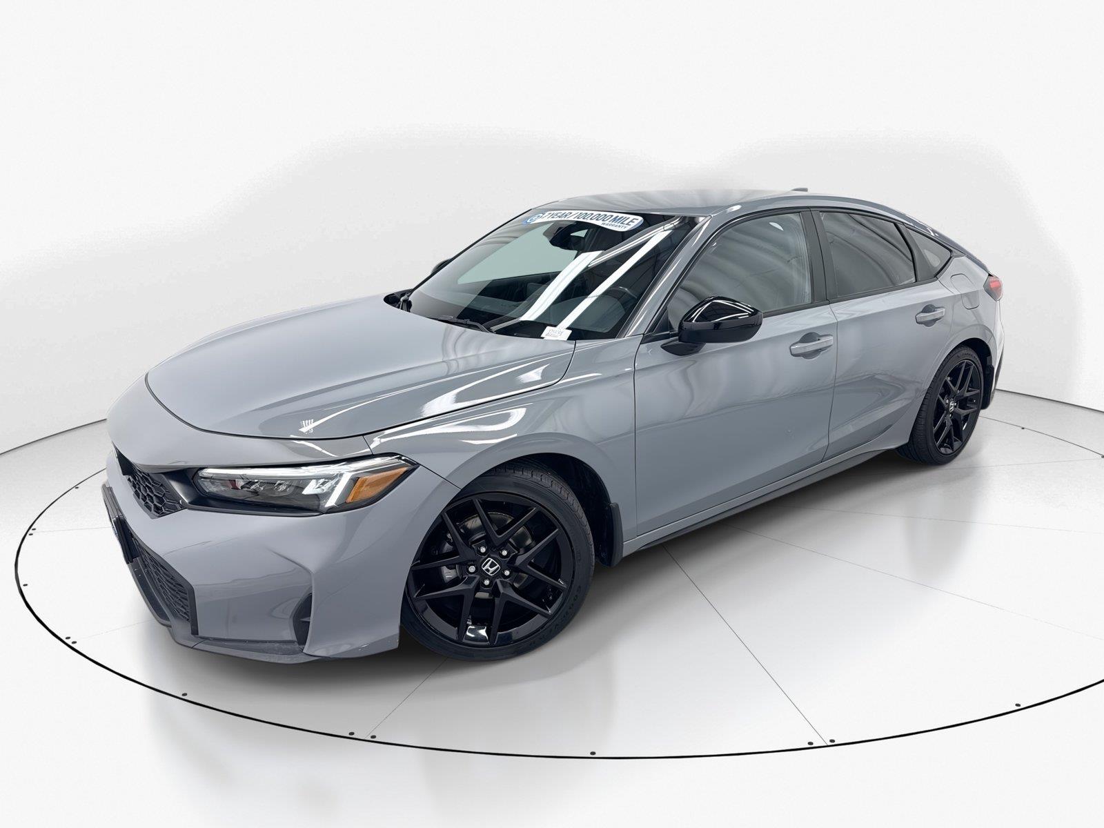 Urban Gray Pearl 2025 Honda Civic Hatchback Hatchback Front-Wheel Drive Continuously Variable Transmission