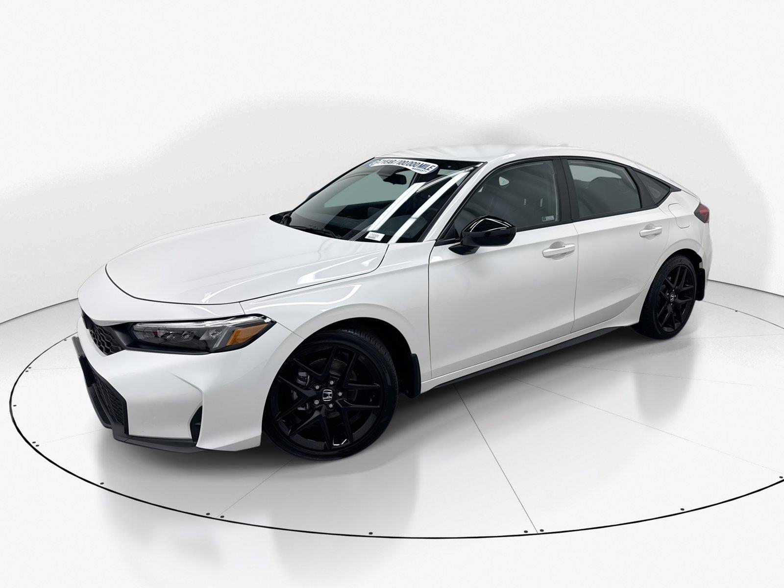 Platinum White Pearl 2025 Honda Civic Hatchback Hatchback Front-Wheel Drive Continuously Variable Transmission
