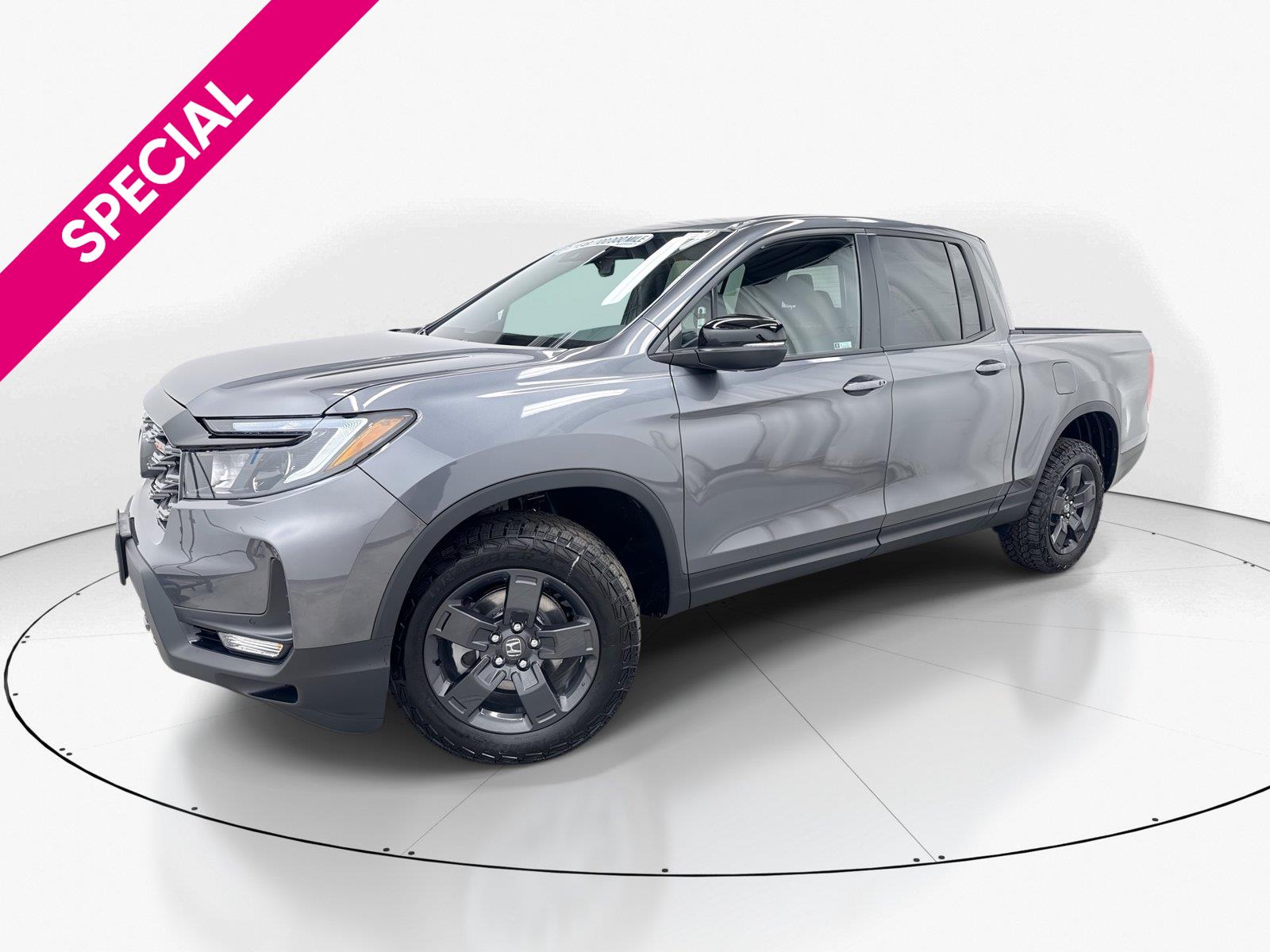 Gray (Modern Steel Metallic) 2026 Honda Ridgeline Pickup Truck All-Wheel Drive Automatic