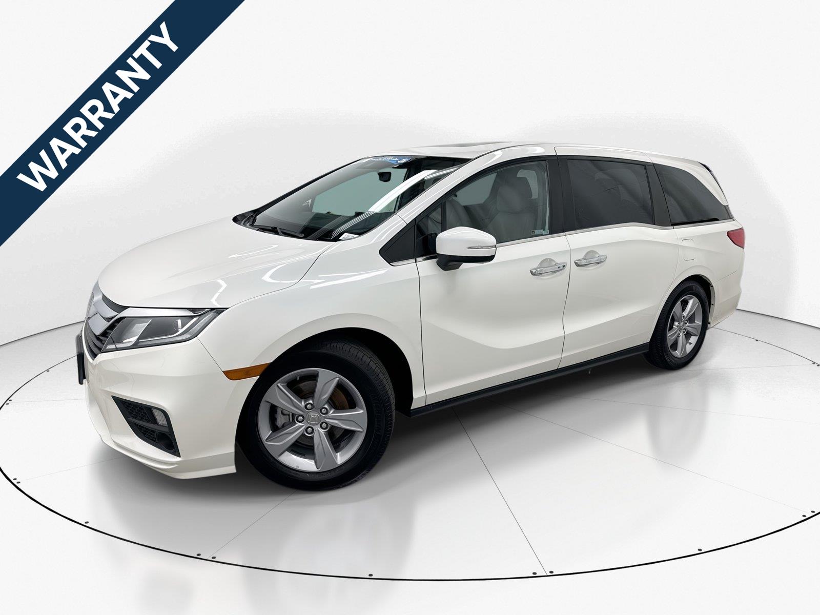 White Diamond Pearl 2019 Honda Odyssey Minivan Front-Wheel Drive Automatic
