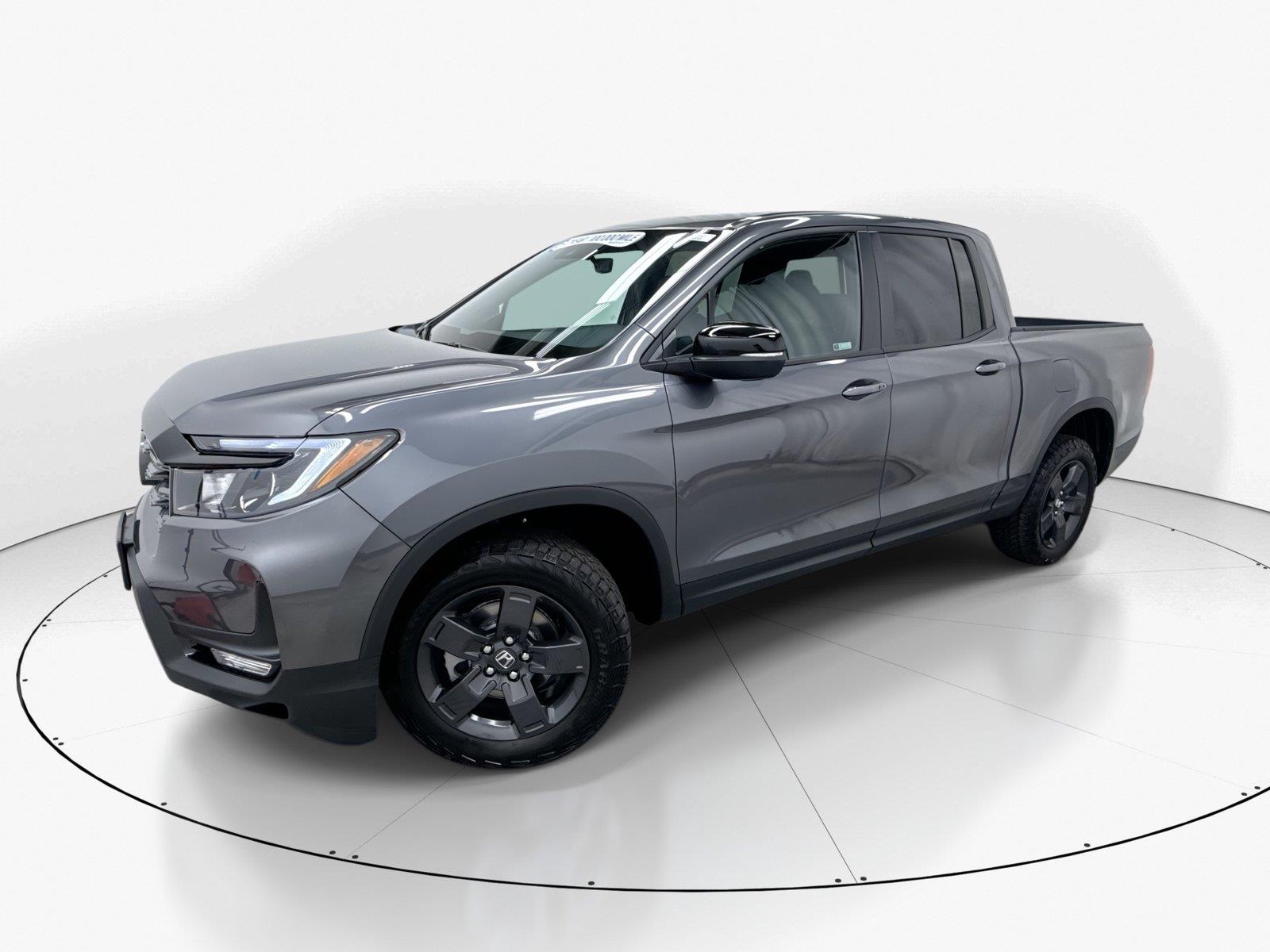Gray (Modern Steel Metallic) 2026 Honda Ridgeline Pickup Truck All-Wheel Drive 9-Speed Automatic