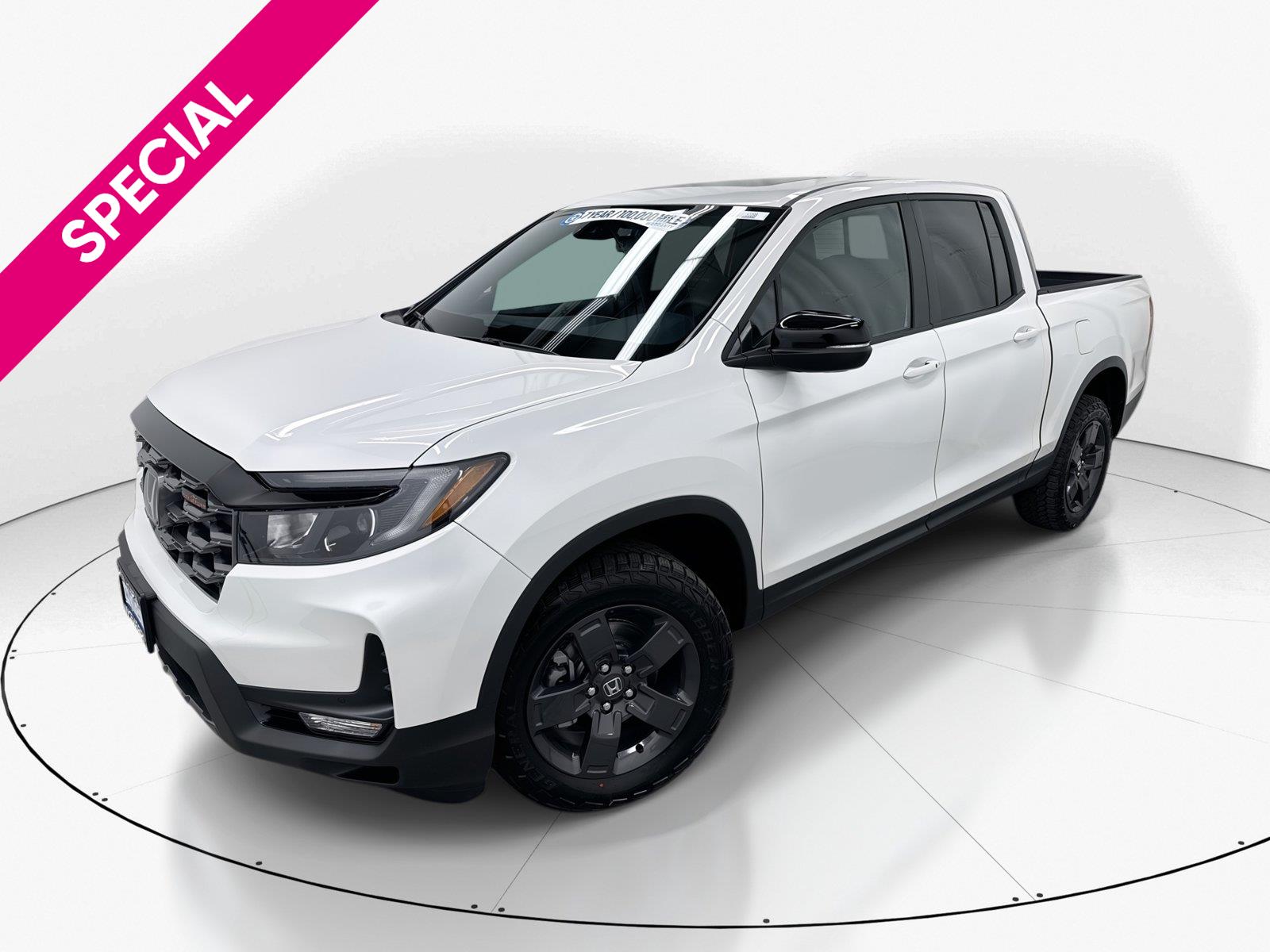 Platinum White Pearl 2026 Honda Ridgeline Pickup Truck All-Wheel Drive 9-Speed Automatic