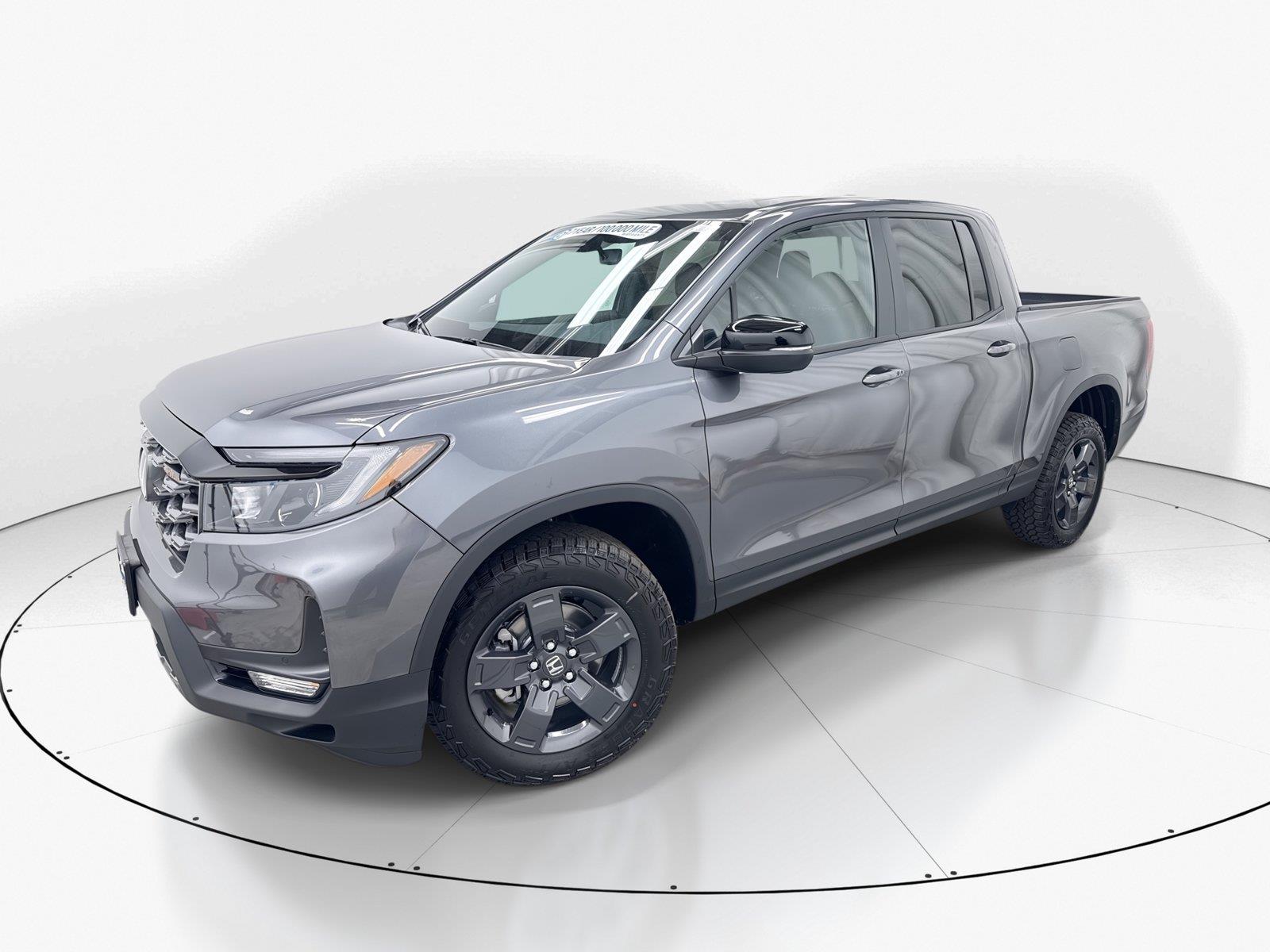 Gray (Modern Steel Metallic) 2026 Honda Ridgeline Pickup Truck All-Wheel Drive 9-Speed Automatic