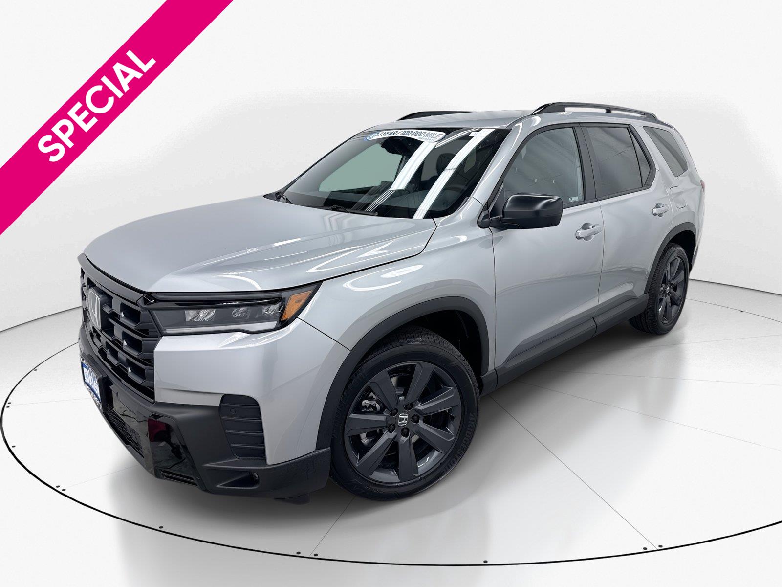 Solar Silver Metallic 2026 Honda Pilot SUV / Crossover All-Wheel Drive Automatic