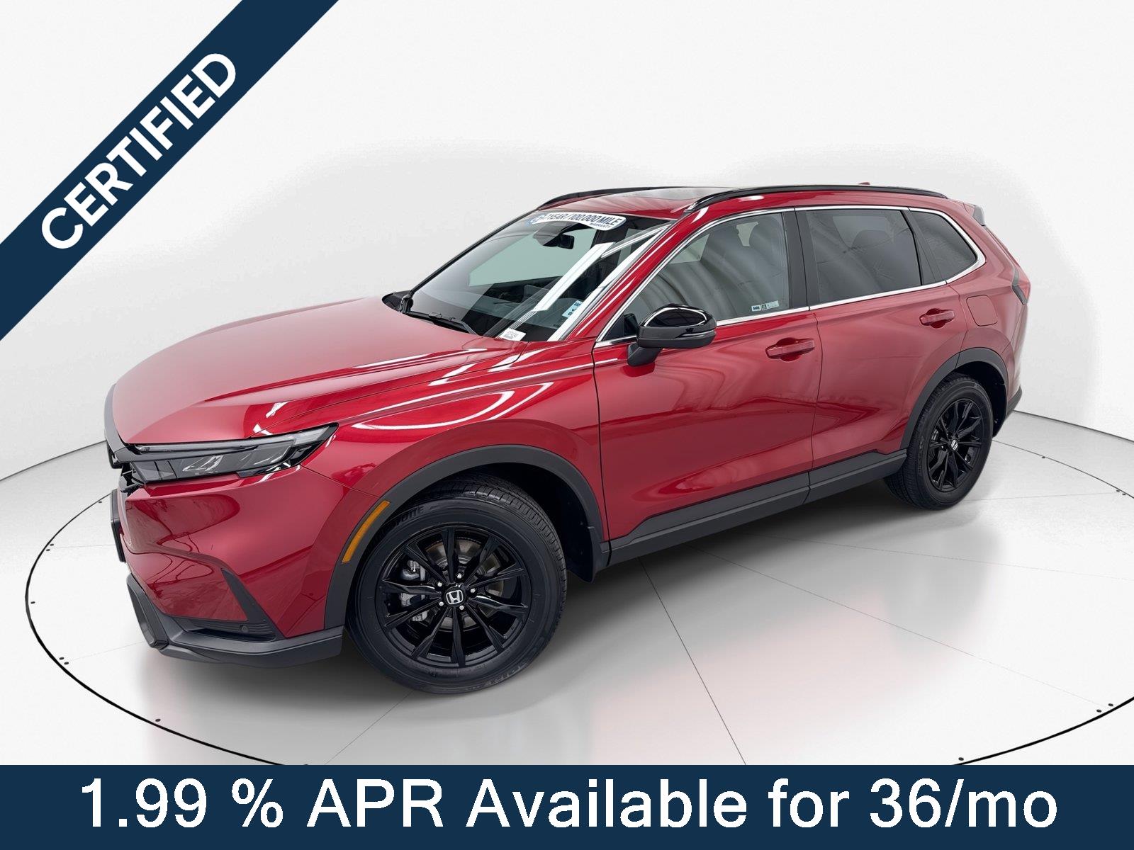 Radiant Red Metallic 2025 Honda CR-V Hybrid SUV / Crossover All-Wheel Drive 1-Speed Dual Clutch