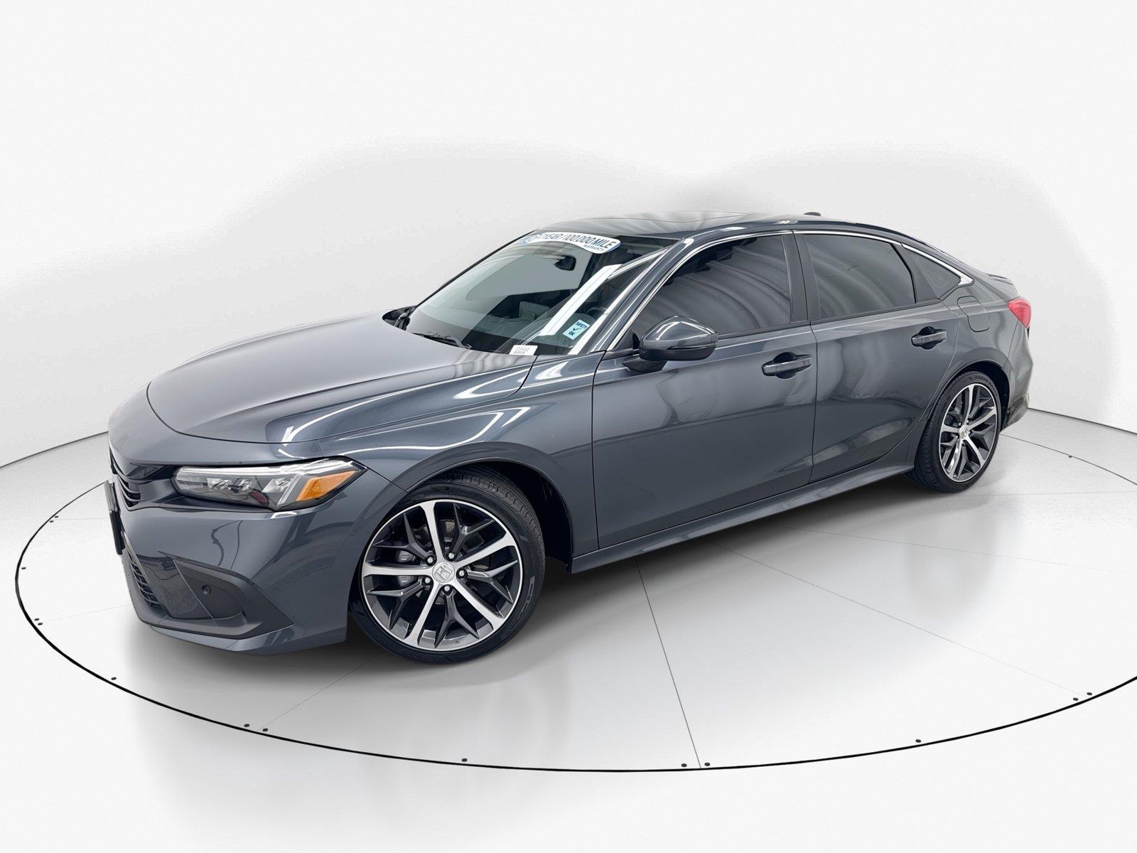 Meteorite Gray Metallic 2024 Honda Civic Sedan Front-Wheel Drive 7-Speed CVT