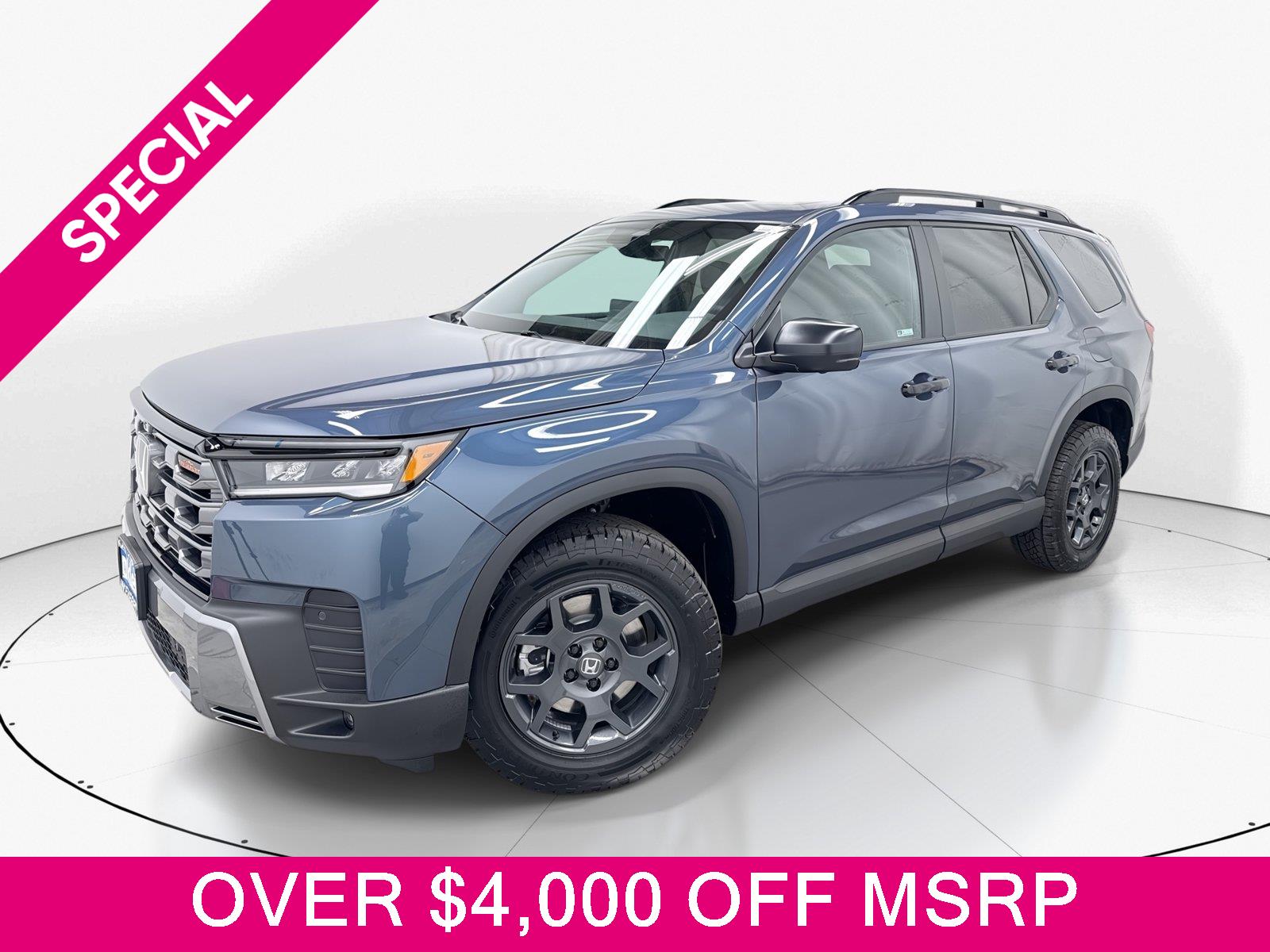 Smoke Blue Pearl 2026 Honda Pilot SUV / Crossover All-Wheel Drive Automatic