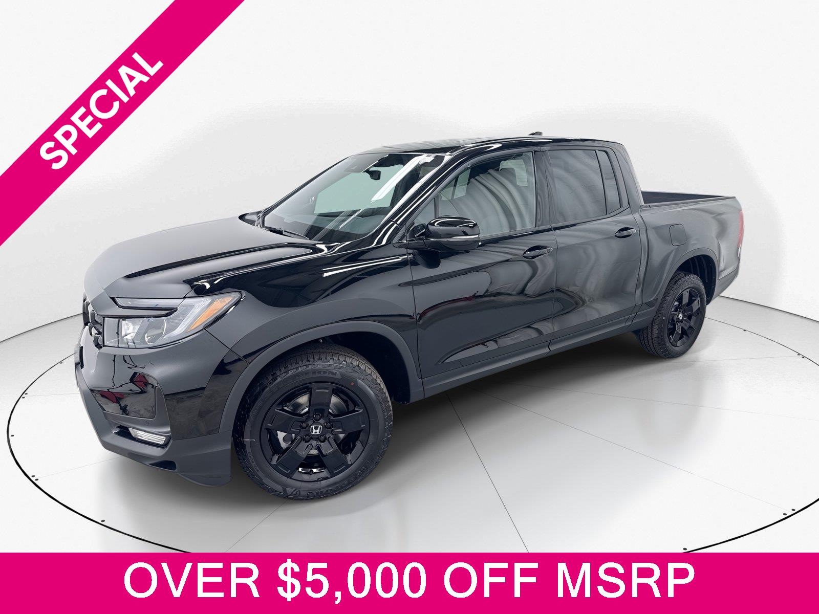 Crystal Black Pearl 2026 Honda Ridgeline Pickup Truck All-Wheel Drive Automatic