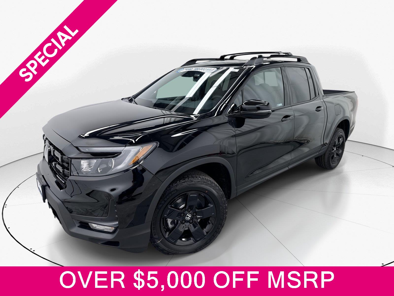 Crystal Black Pearl 2026 Honda Ridgeline Pickup Truck All-Wheel Drive Automatic