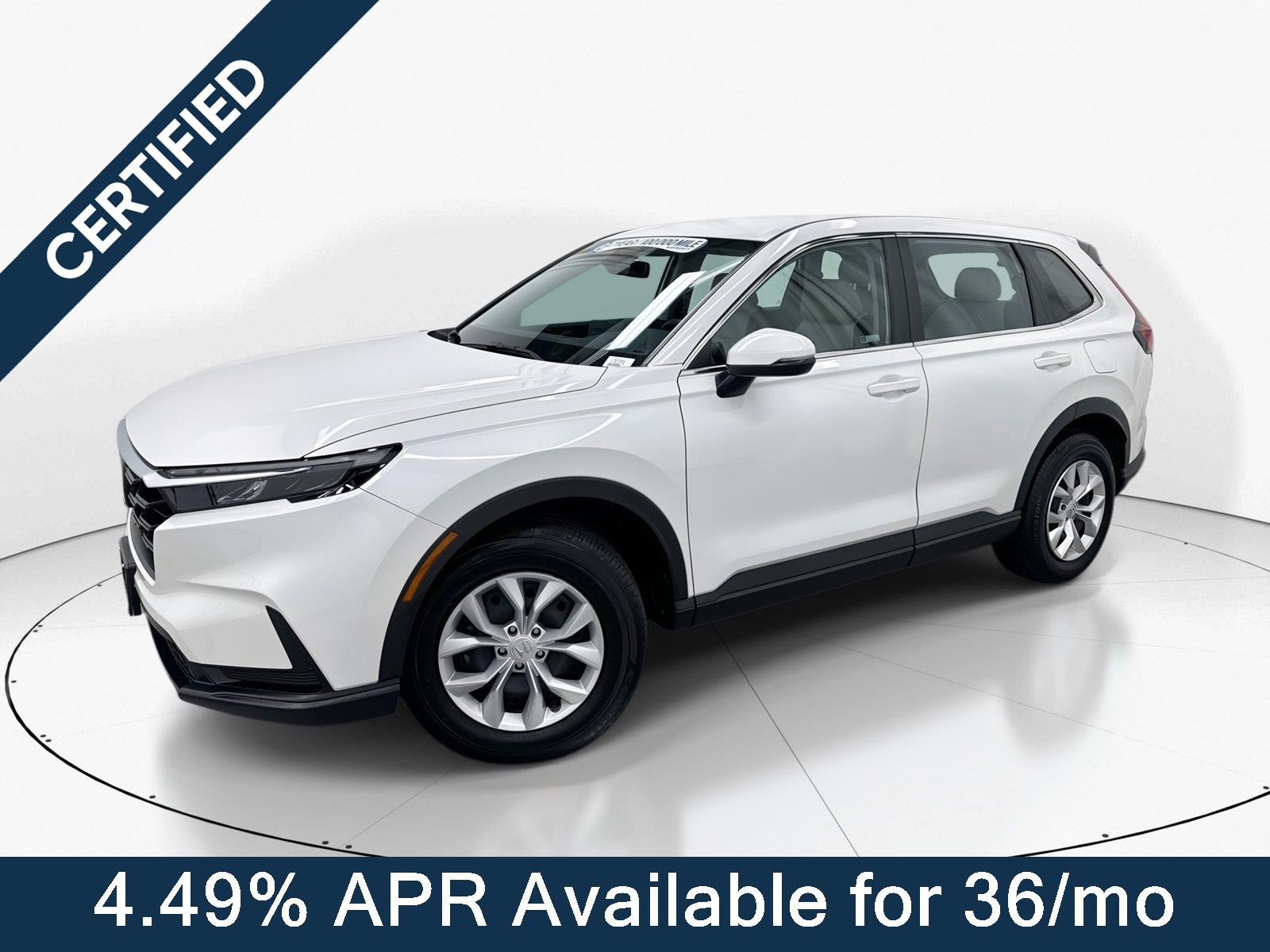 Platinum White Pearl 2024 Honda CR-V SUV / Crossover All-Wheel Drive Continuously Variable Transmission